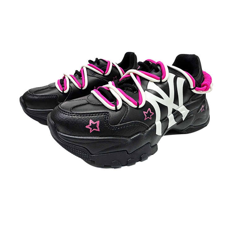 Shop [Zapatillas Personalizadas] MLB Big Ball Chunky 'Ciruela Dulce y Blanco' 3ASHC104N-50BKS（Team272-