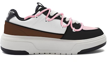 【定制球鞋】MLB 紐約洋基隊 厚底 復古甜心 Y2K 卡布奇諾 解構綁帶 增高 低幫 板鞋 男女同款 深棕粉 Order 【定制球鞋】MLB 紐約洋基隊 厚底 復古甜心 Y2K 卡布奇諾 解構綁帶 增高 低幫 板鞋 男女同款 深棕粉