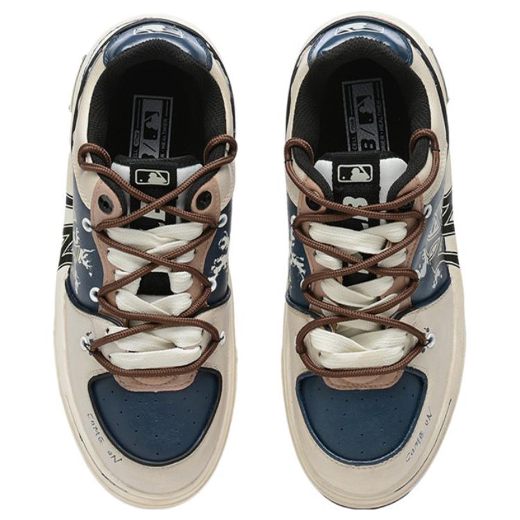 Shop [Sepatu Custom] MLB Chunky Dad 'Mocha Retro Putih Almond' 3ASXCA12N-50WHS-(Team54--摩卡复古)