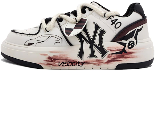 【訂製球鞋】MLB Chunky Liner 彩墨軒 F40 自由靈動 簡約 百搭 機車風 耐磨增高 低筒 板鞋 男女同款 黑白 Buy 【訂製球鞋】MLB Chunky Liner 彩墨軒 F40 自由靈動 簡約 百搭 機車風 耐磨增高 低筒 板鞋 男女同款 黑白