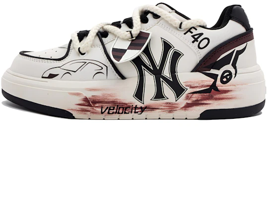 【訂製球鞋】MLB Chunky Liner 彩墨軒 F40 自由靈動 簡約 百搭 機車風 耐磨增高 低筒 板鞋 男女同款 黑白 Order 【訂製球鞋】MLB Chunky Liner 彩墨軒 F40 自由靈動 簡約 百搭 機車風 耐磨增高 低筒 板鞋 男女同款 黑白