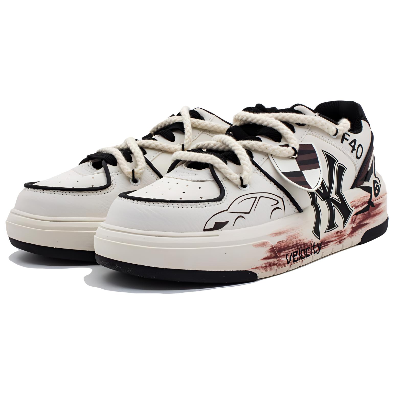 [Custom Shoes] MLB Chunky Liner 'Black White' 圖 4