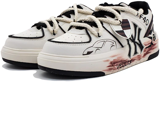 【訂製球鞋】MLB Chunky Liner 彩墨軒 F40 自由靈動 簡約 百搭 機車風 耐磨增高 低筒 板鞋 男女同款 黑白 Shop 【訂製球鞋】MLB Chunky Liner 彩墨軒 F40 自由靈動 簡約 百搭 機車風 耐磨增高 低筒 板鞋 男女同款 黑白