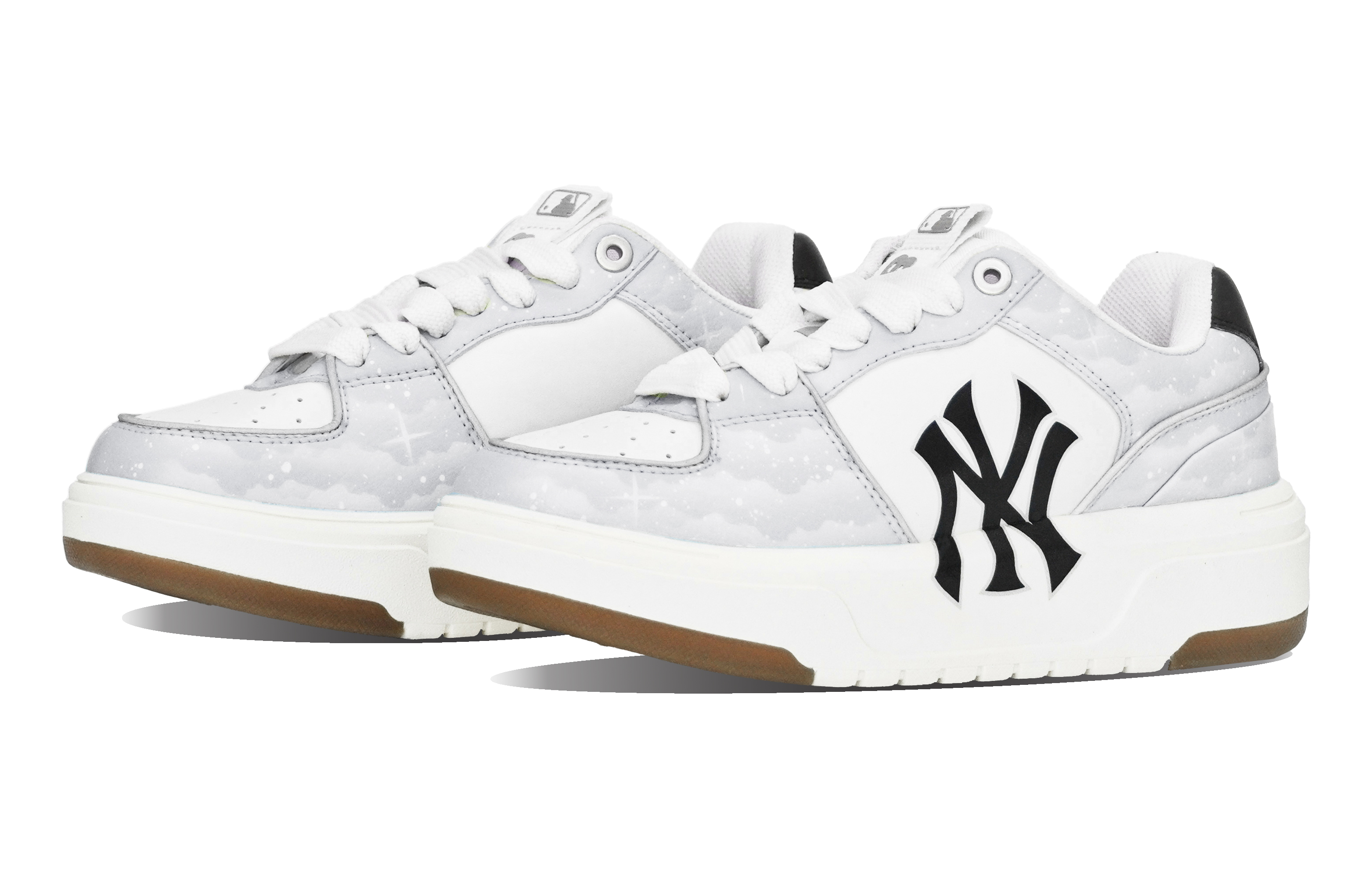 Lookbook [定制鞋] MLB 厚底灰色星空款 3ASXCA12N-50IVS(Team14-灰S-Box)