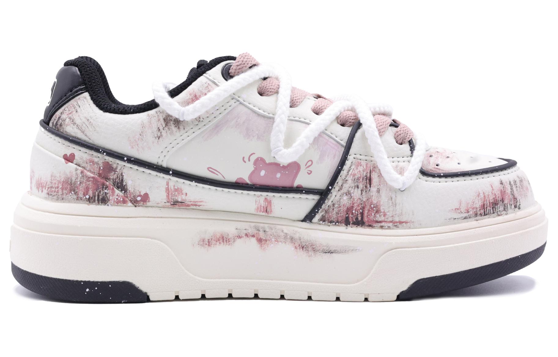 [Custom Shoes] MLB Chunky Liner 'Ink Gradient Pink Graffiti' 圖 3