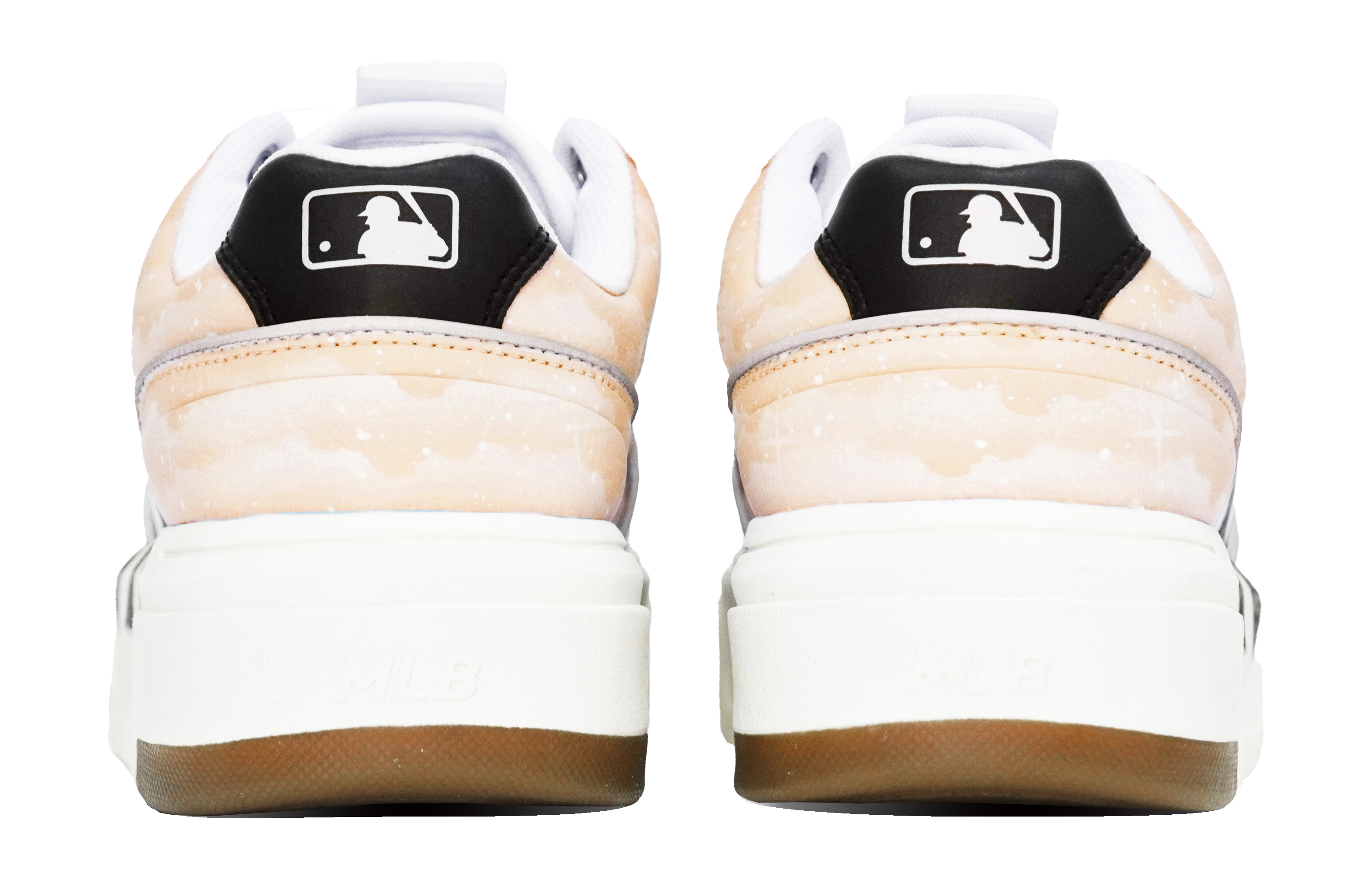 Shop [Custom Shoes] MLB Chunky Liner 'Orange Nebula'