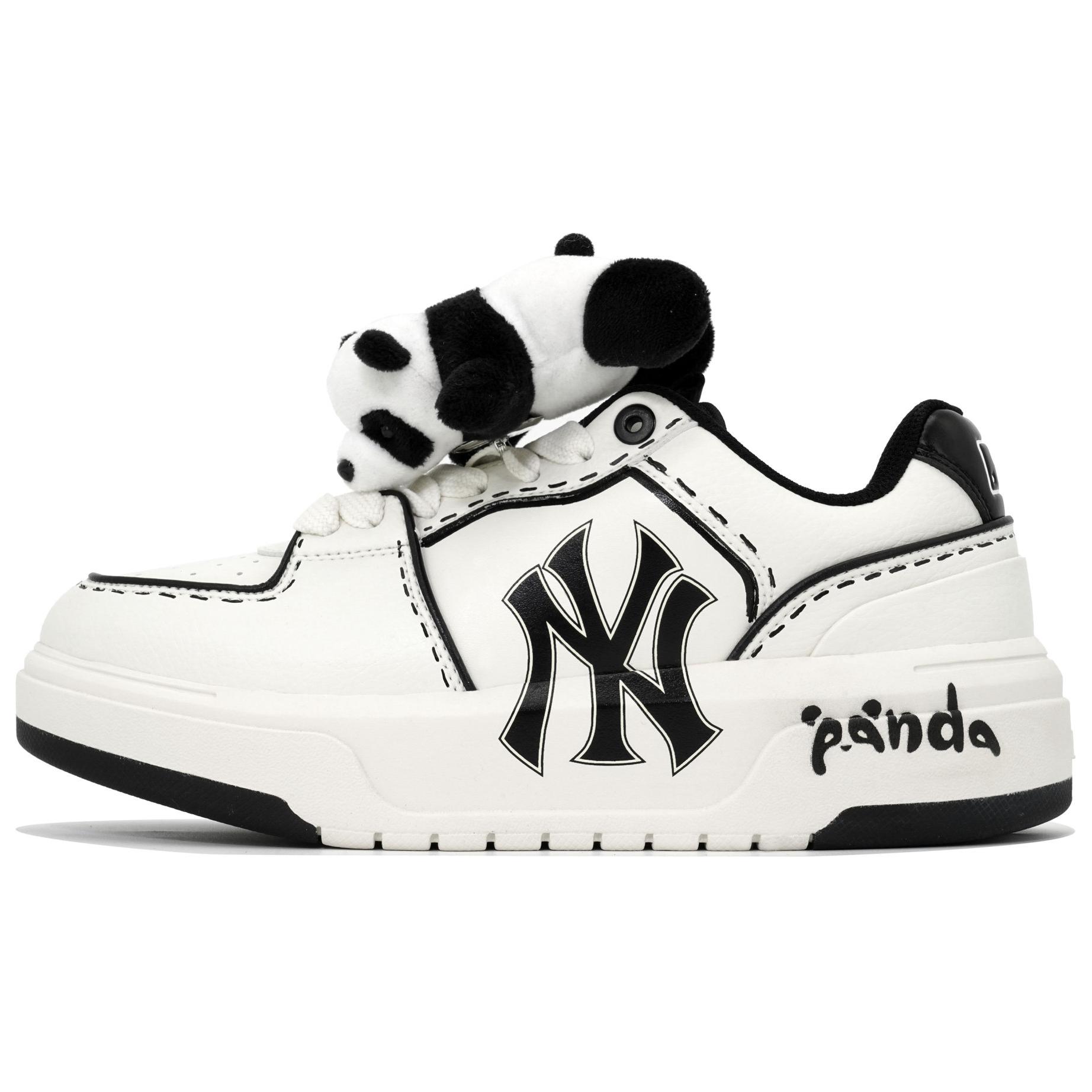 Order [定制鞋款] MLB 厚底衬垫款 “熊猫白” 3ASXCA12N-50WHS-(Team113-潘达白)