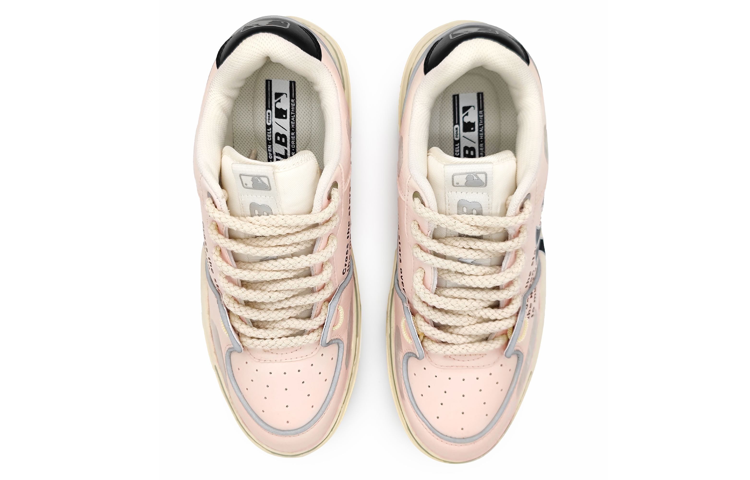 [Custom Shoes] MLB Chunky Liner 'Peach Blossom Graffiti' 圖 4