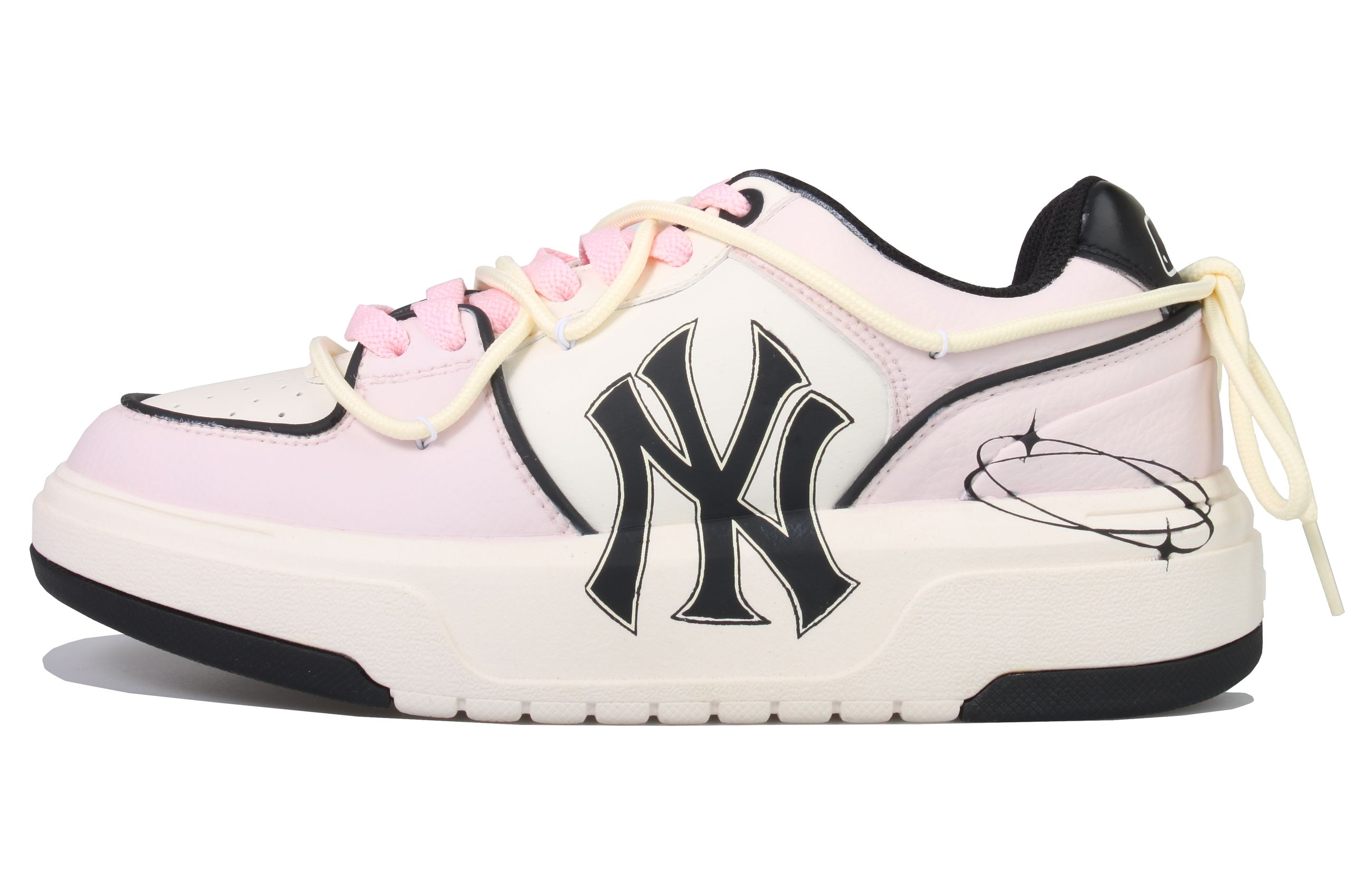 [Custom Shoes] MLB Chunky Liner 'Peach Milkshake Pink-White'