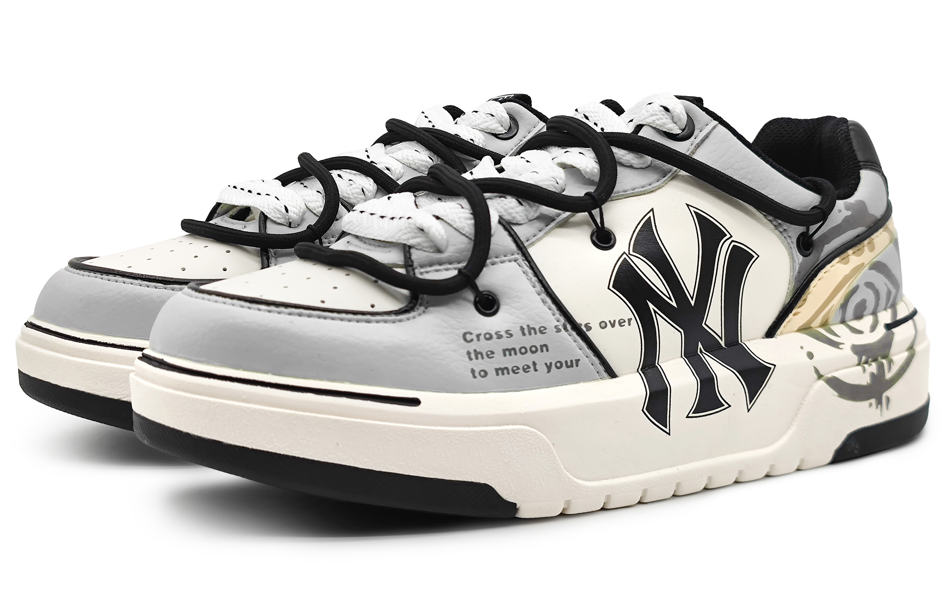 [Custom Shoes] MLB Classic Low 'Angelic Eye Morandi White-Grey' 圖 3