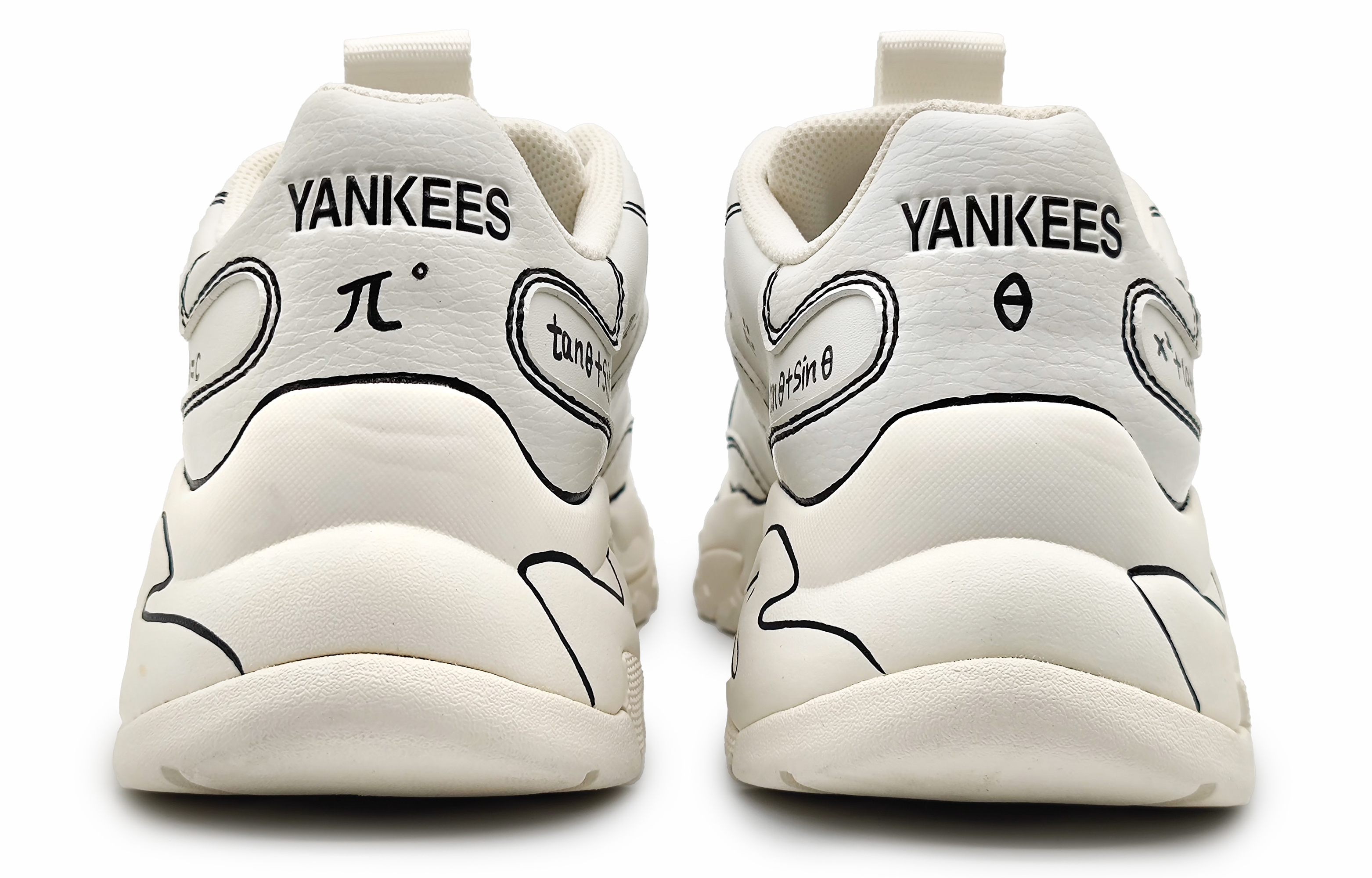 Purchase 【客製化球鞋】 MLB MLB基礎徽章 科學之旅 數學解謎挑戰 二次元 復古印花 防滑耐磨 低筒 帆布鞋 男女款 黑白