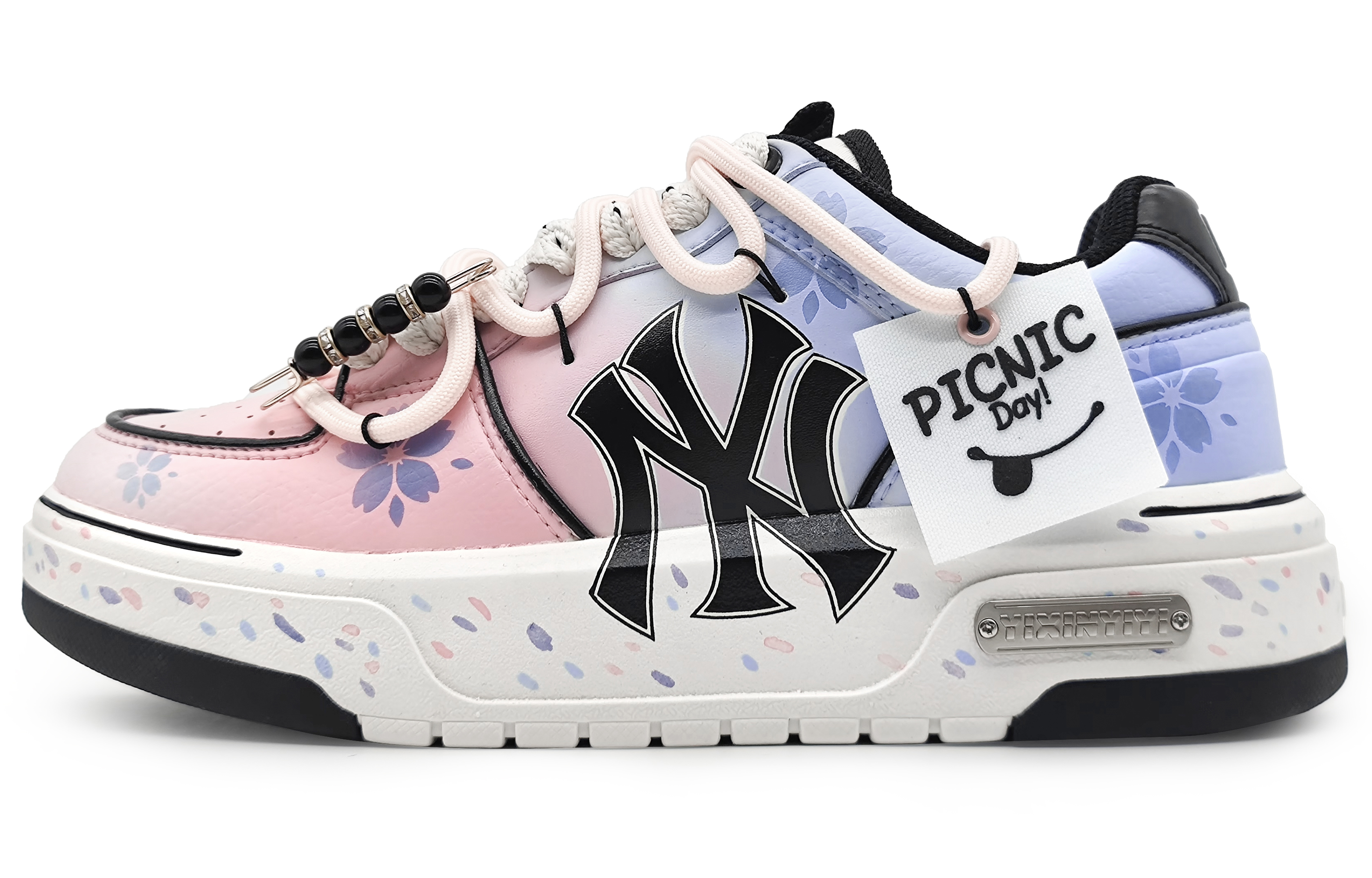 [Custom Shoes] MLB Custom 'Cherry Blossom Gradient Pink-Purple'