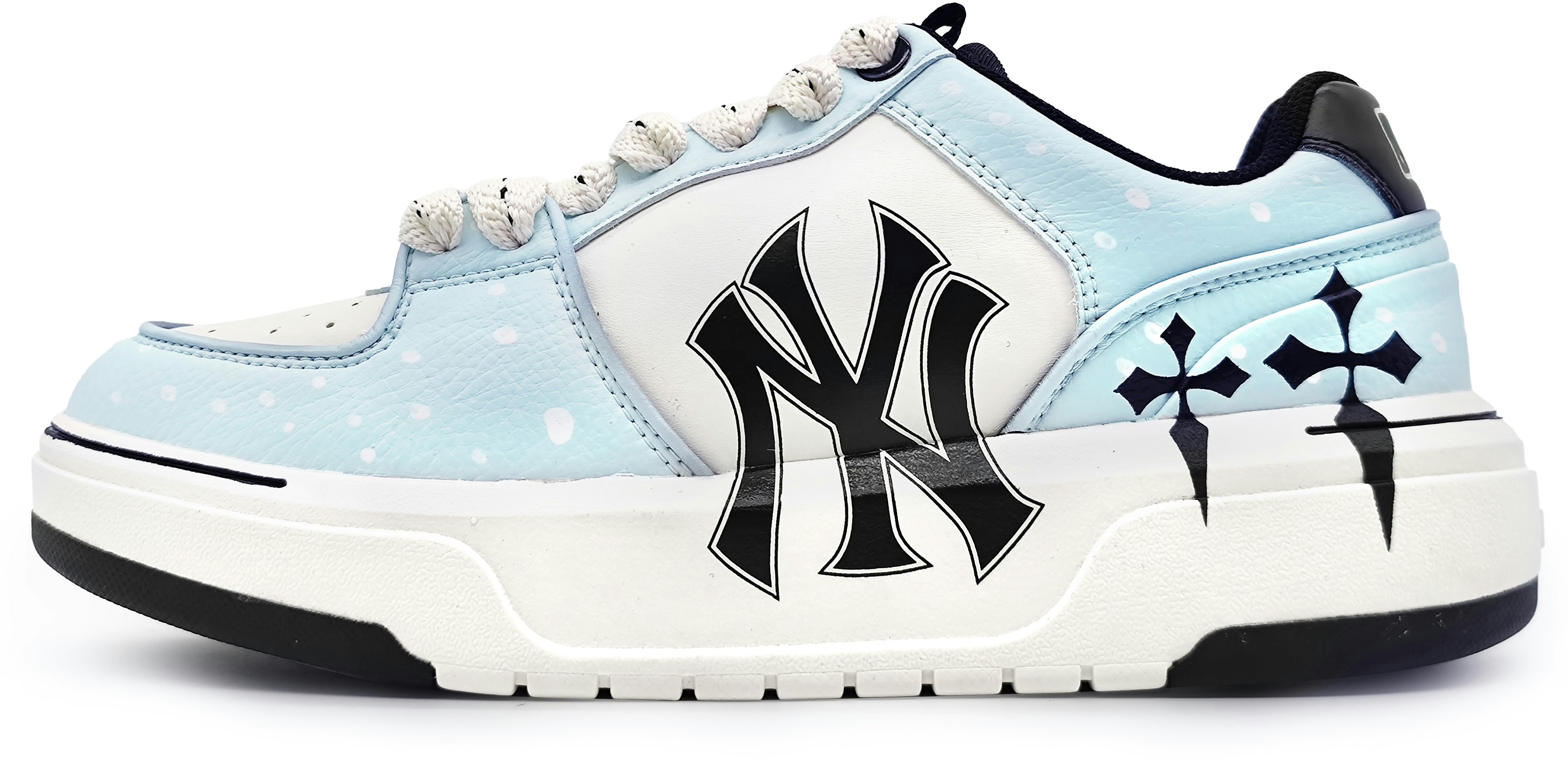 custom-shoes-mlb-custom-ocean-blue-snowflake