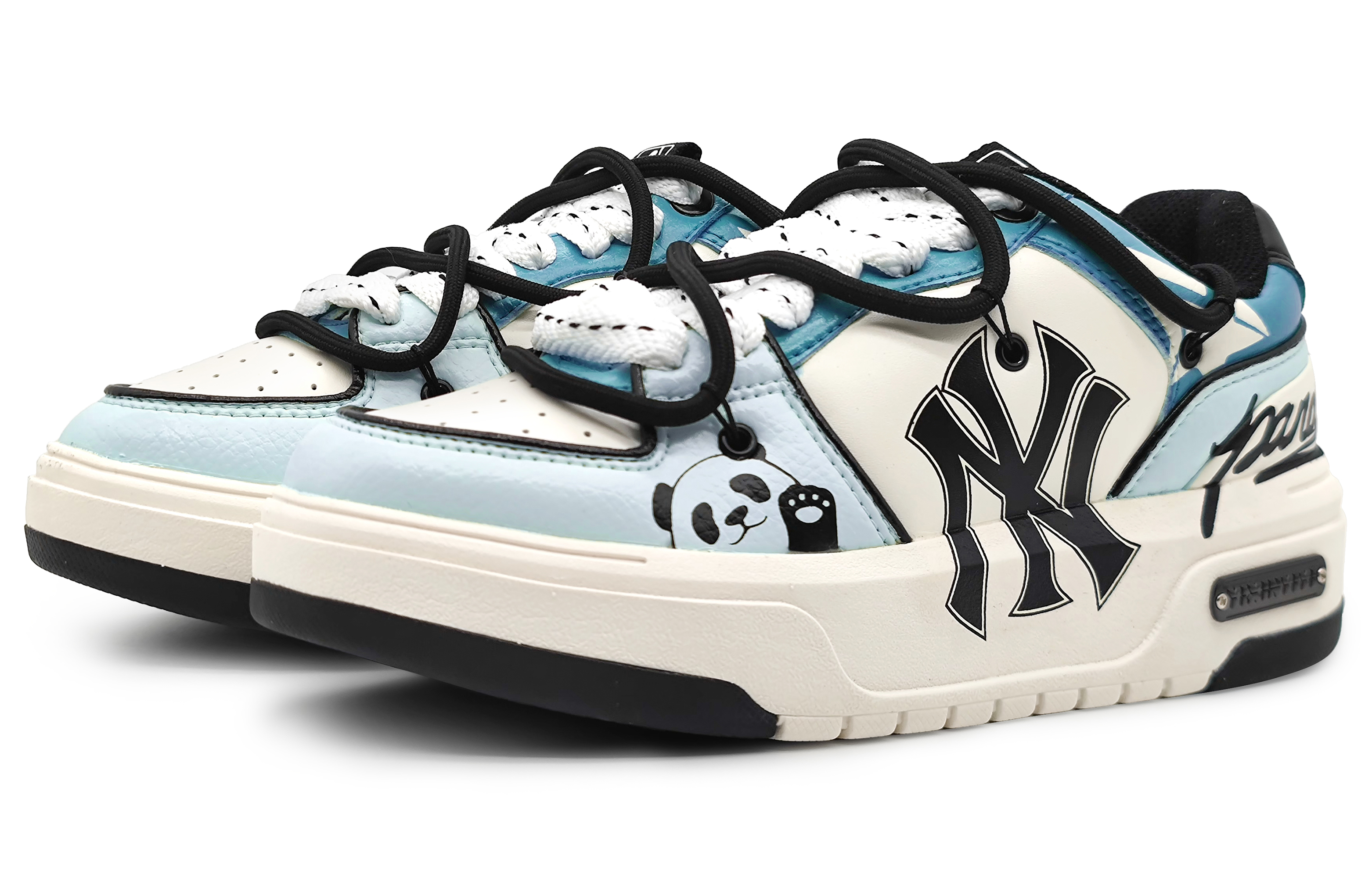 [Custom Shoes] MLB Custom 'Panda Starlight Blue White' 圖 3
