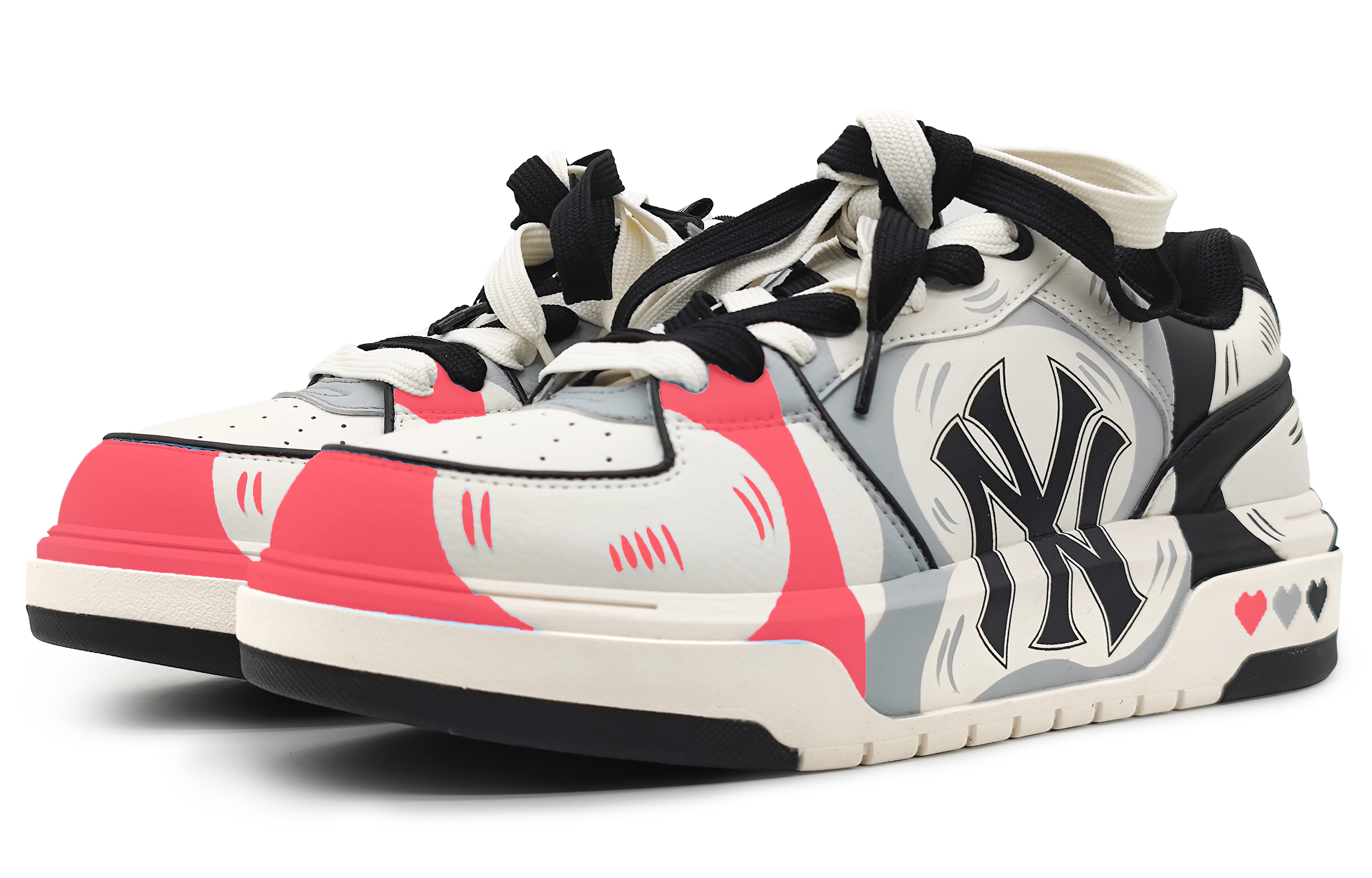 [Custom Shoes] MLB Custom 'Red Grey Black' 圖 3