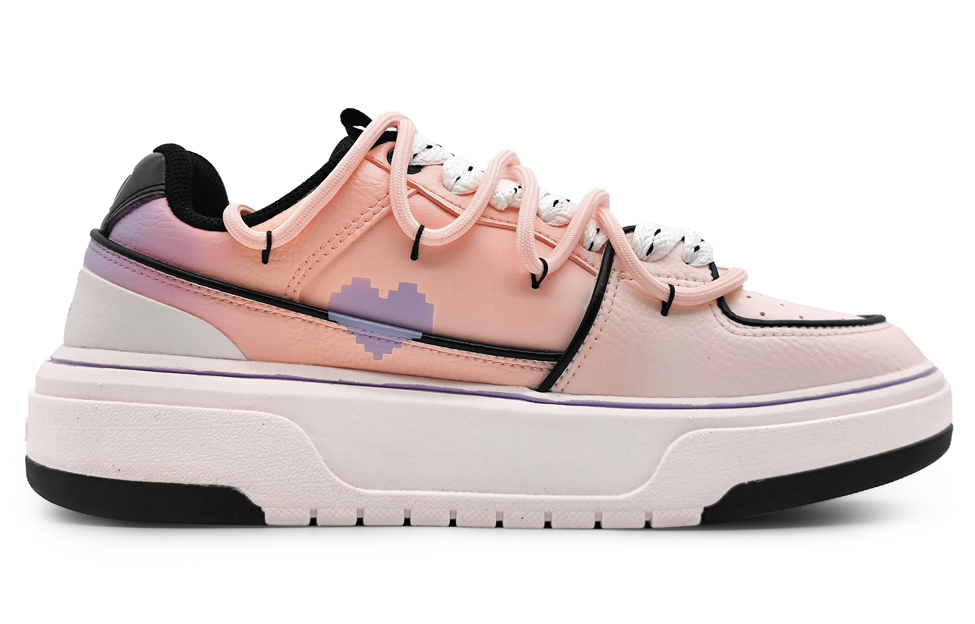 [Custom Shoes] MLB Custom Low-Top 'Pink Purple Gradient Deconstructed' 圖 2