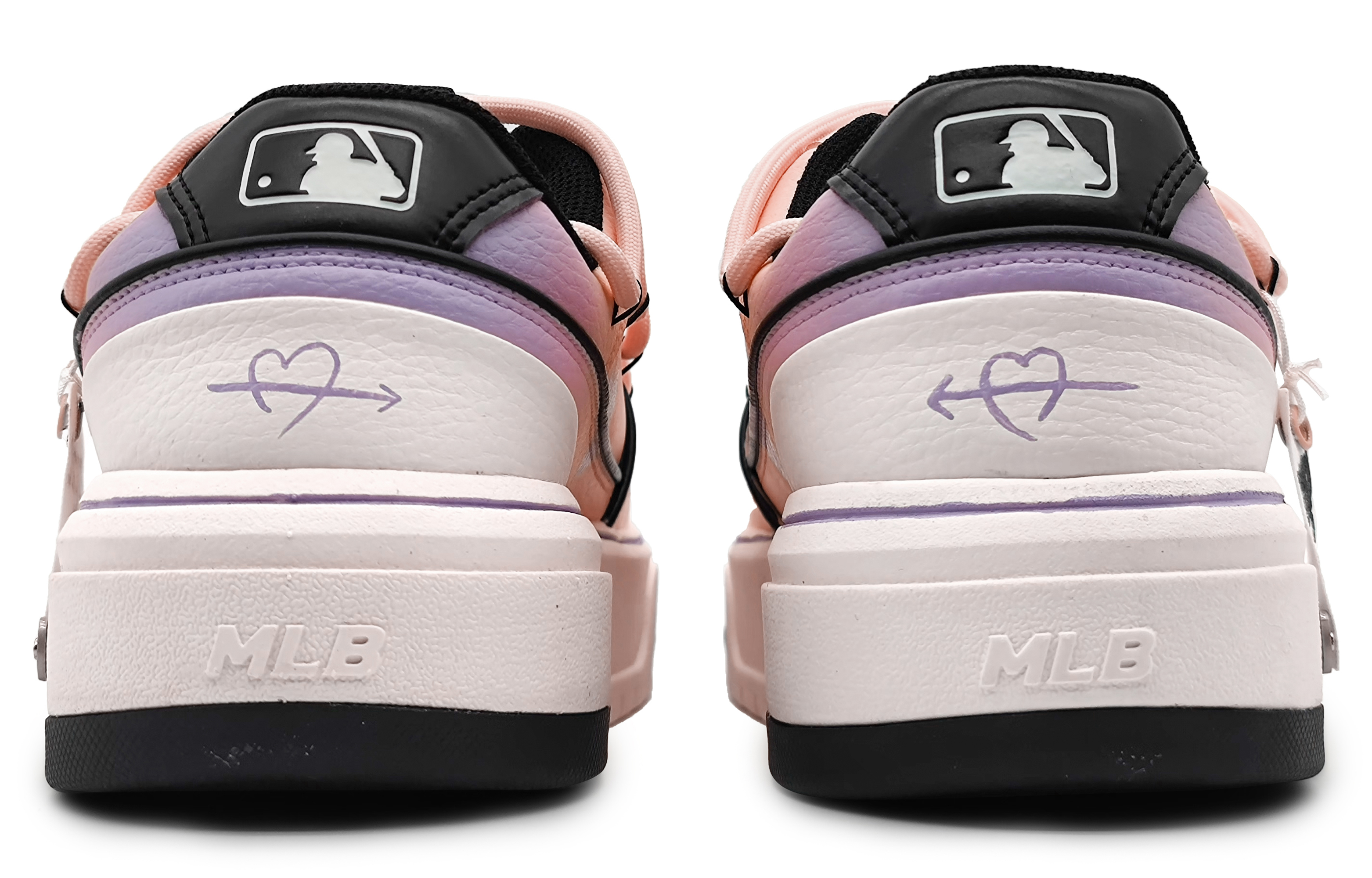 [Custom Shoes] MLB Custom Low-Top 'Pink Purple Gradient Deconstructed' 圖 5