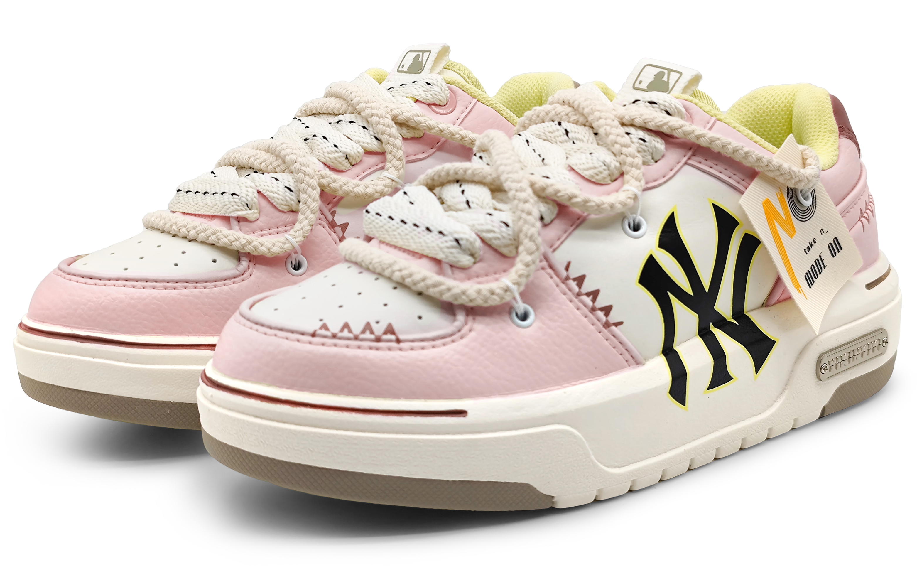 [Custom Shoes] MLB Custom Low 'Cheesy Peach Pink' 圖 3