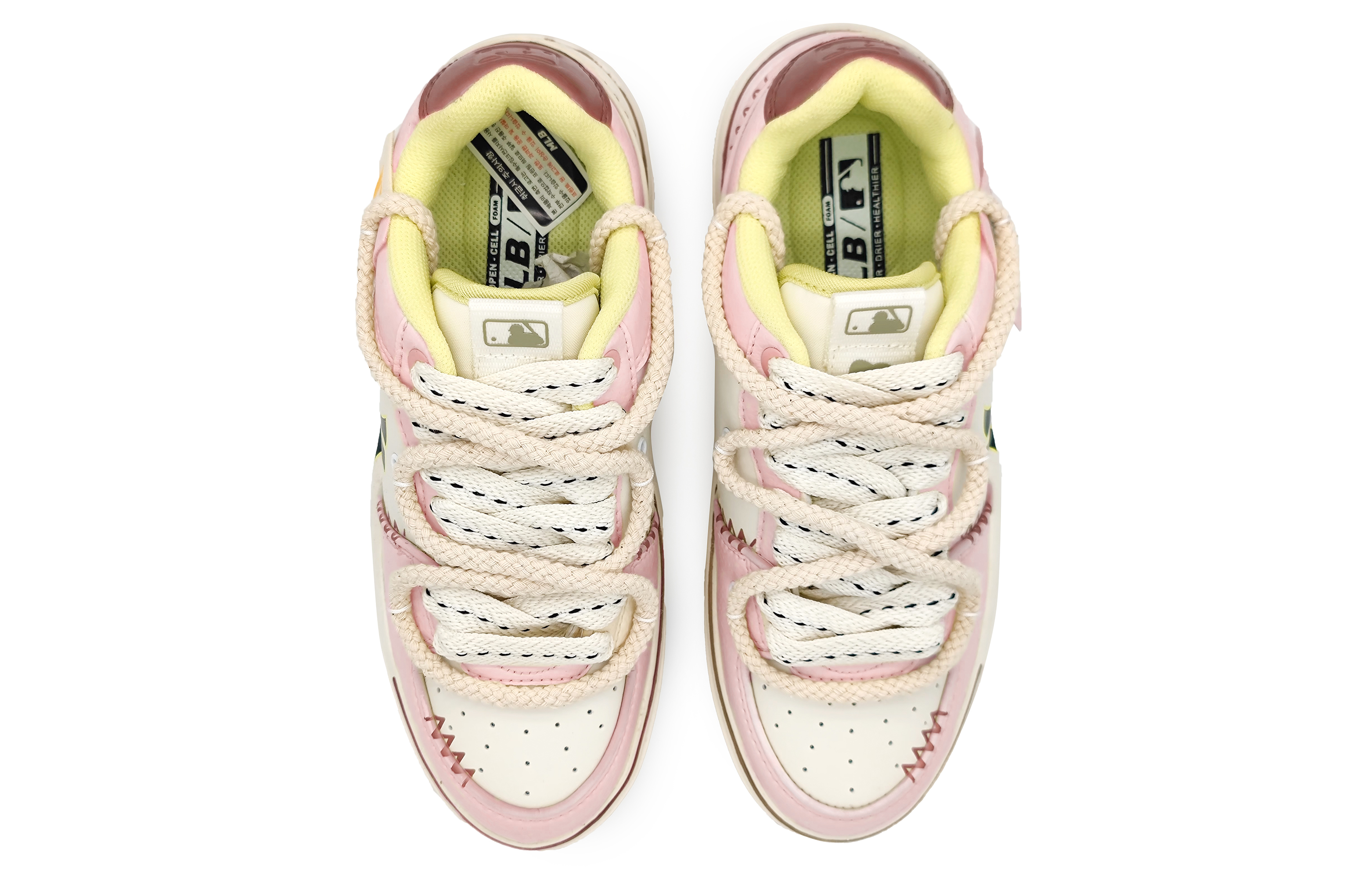 [Custom Shoes] MLB Custom Low 'Cheesy Peach Pink' 圖 4