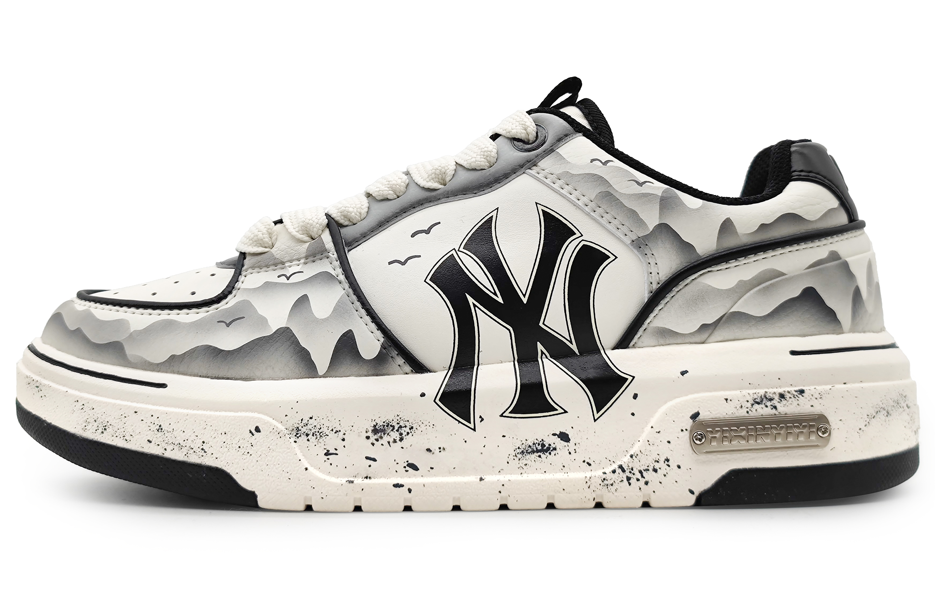 [Custom Shoes] MLB Custom Low 'New York Yankees Ink Splash'