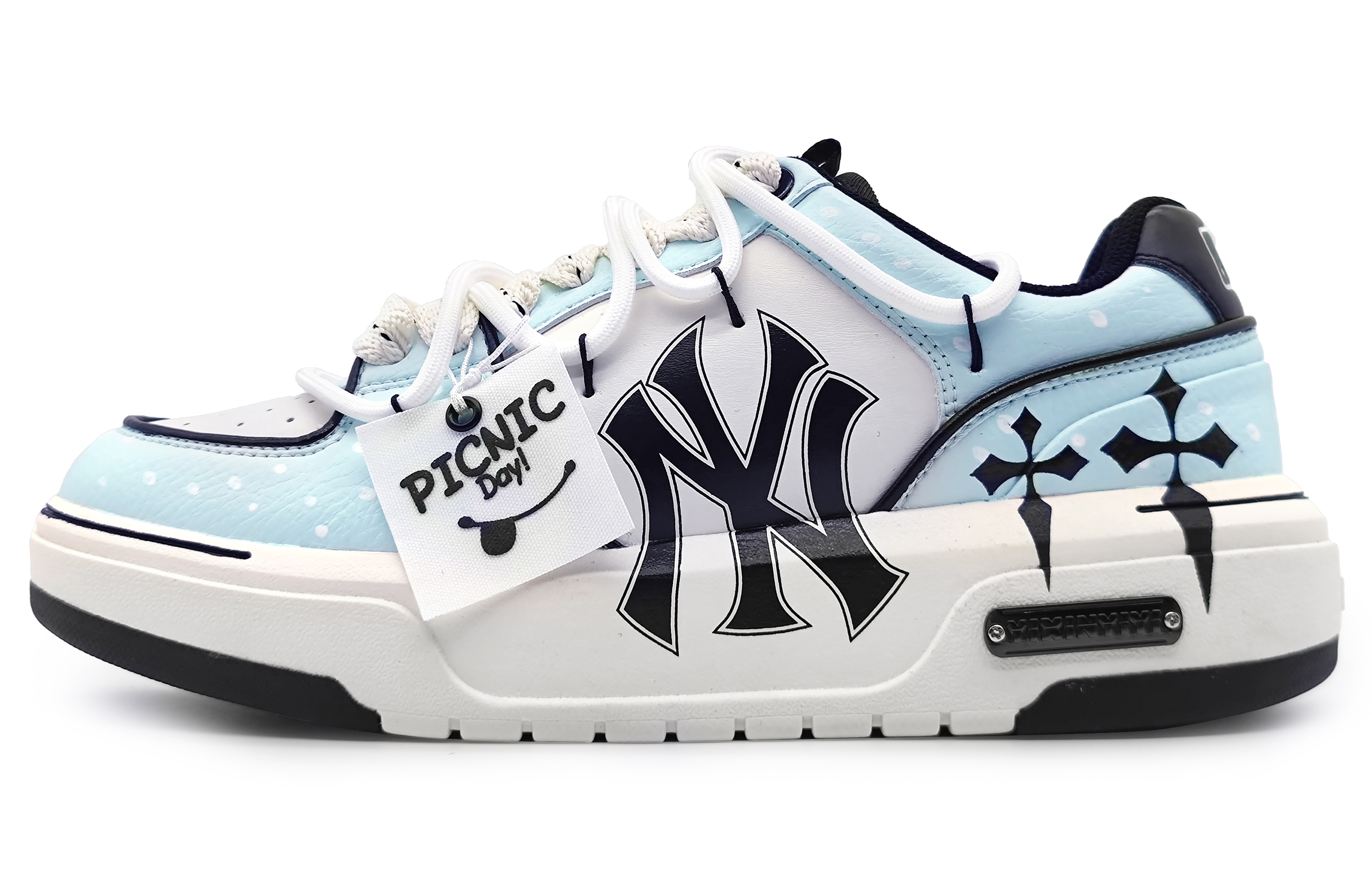 Buy [Custom Shoes] MLB Custom Low 'Ocean Blue Cross'