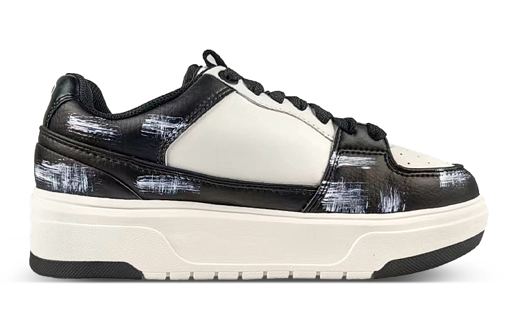 [Custom Shoes] MLB Custom Low 'Paper Airplane Panda Black White' 圖 2