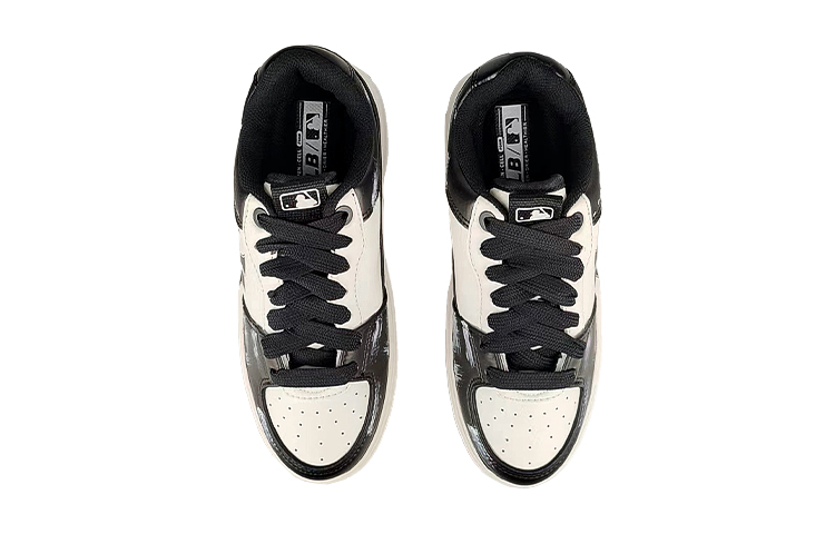 [Custom Shoes] MLB Custom Low 'Paper Airplane Panda Black White' 圖 4