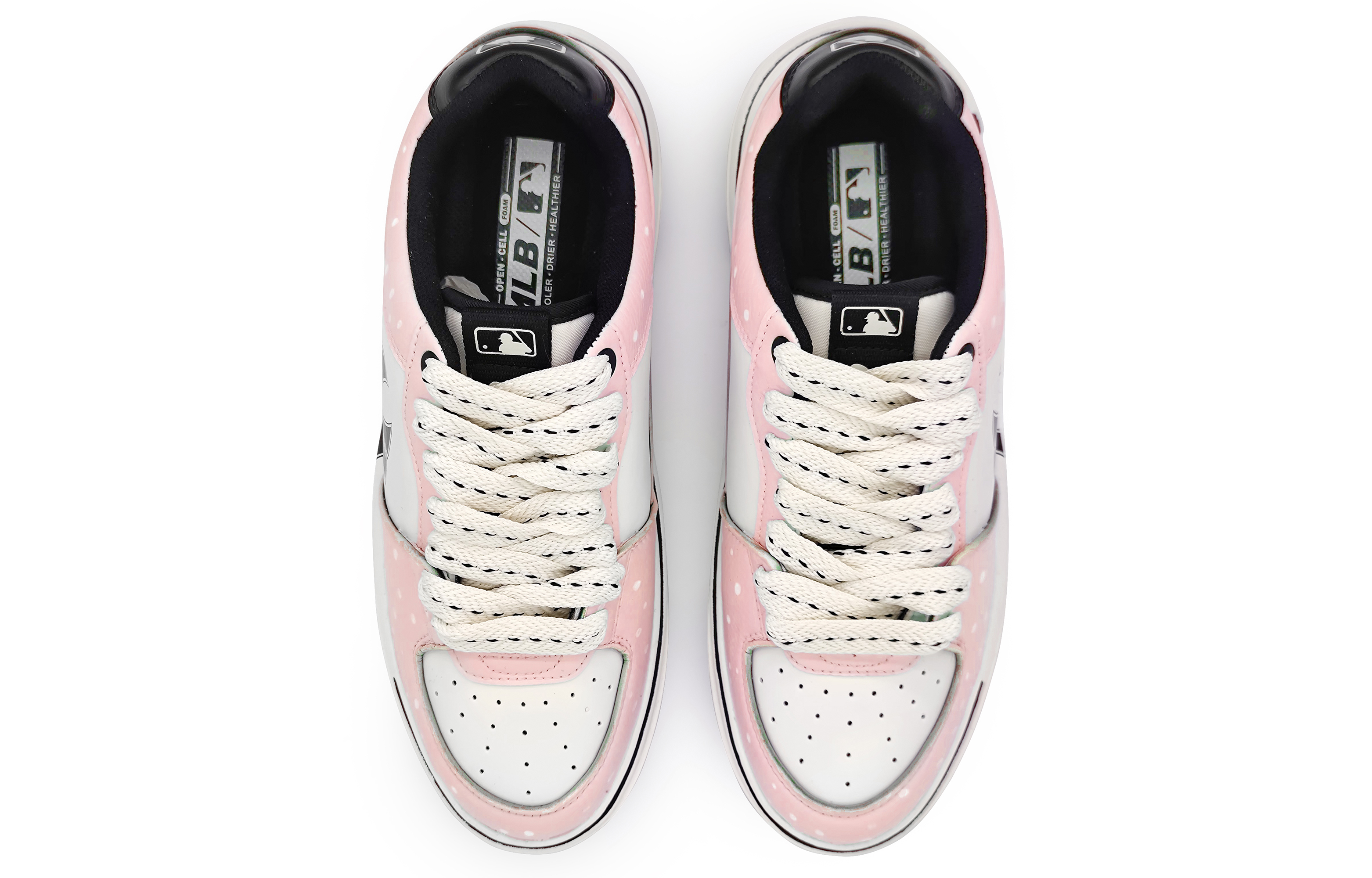 [Custom Shoes] MLB Custom Low 'Pink Snowfall Floral Cross' 圖 4
