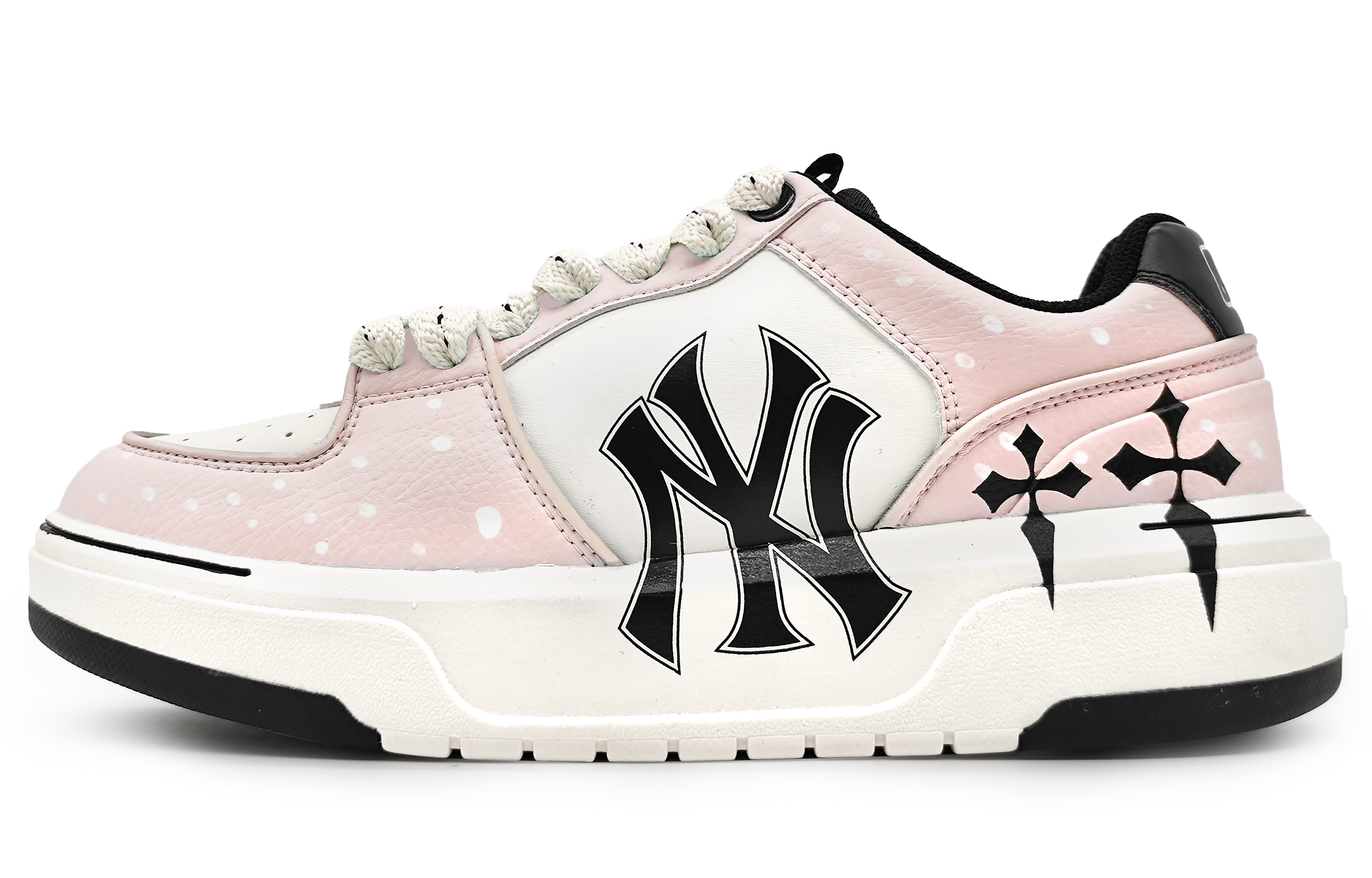 [Custom Shoes] MLB Custom Low 'Vintage Cross Blush Pink'