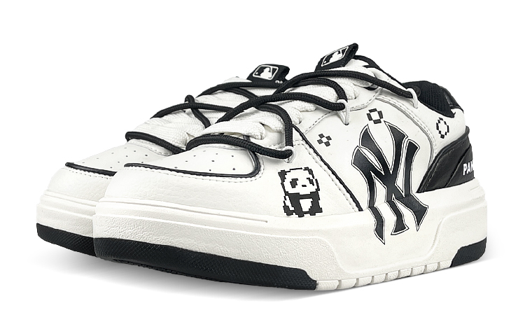 [Custom Shoes] MLB Custom Low Top 'Black White Panda Pixel' 圖 3