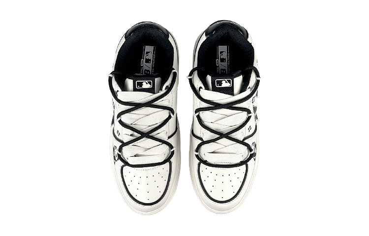 [Custom Shoes] MLB Custom Low Top 'Black White Panda Pixel' 圖 4
