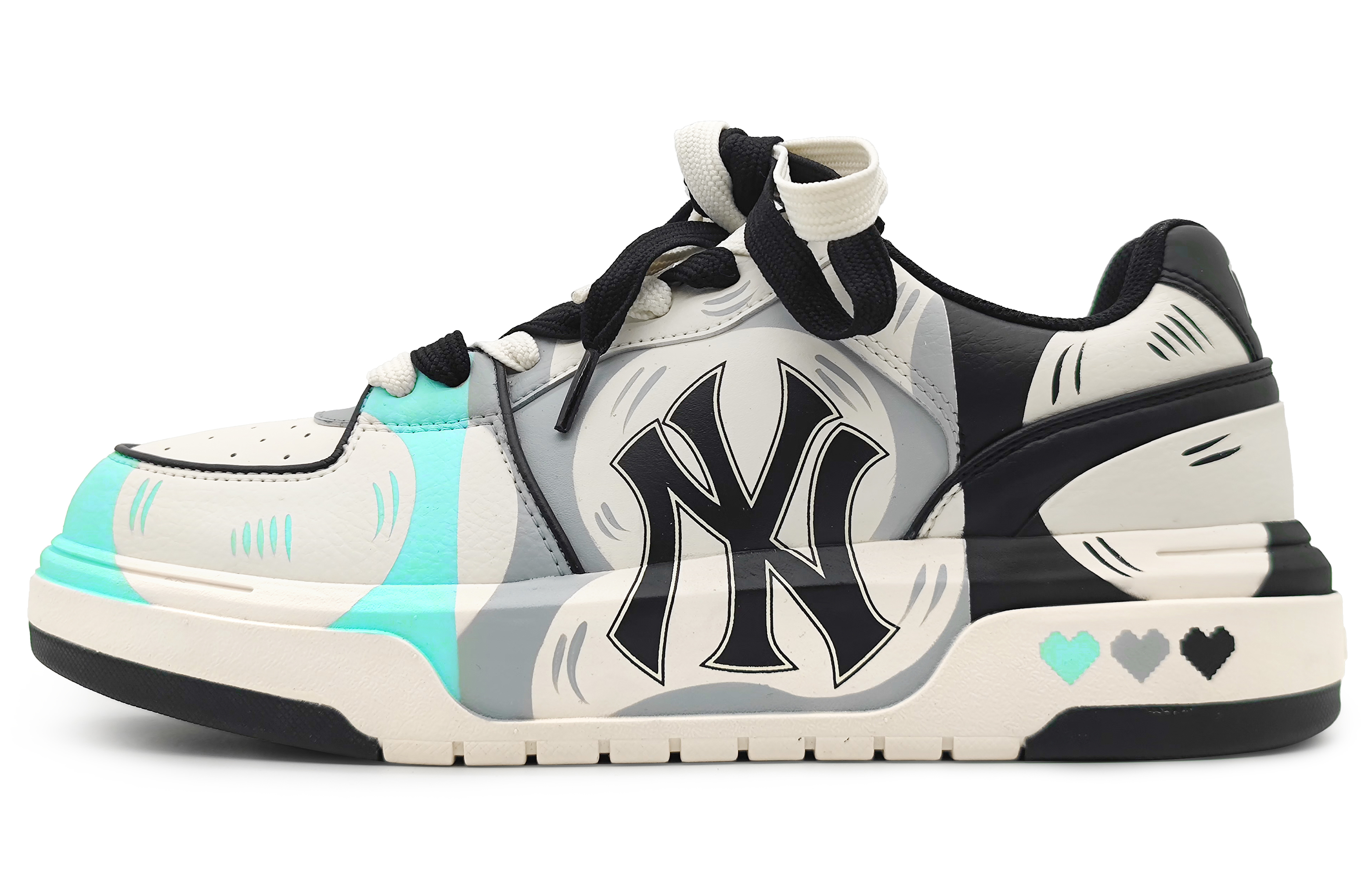 [Custom Shoes] MLB Custom Sneaker 'Green Grey Black Comic'