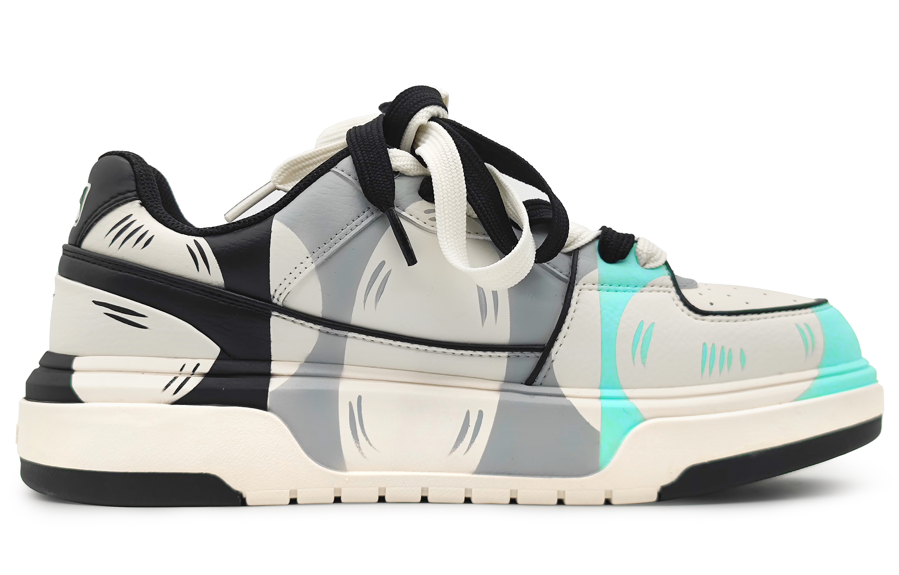 [Custom Shoes] MLB Custom Sneaker 'Green Grey Black Comic' 圖 2