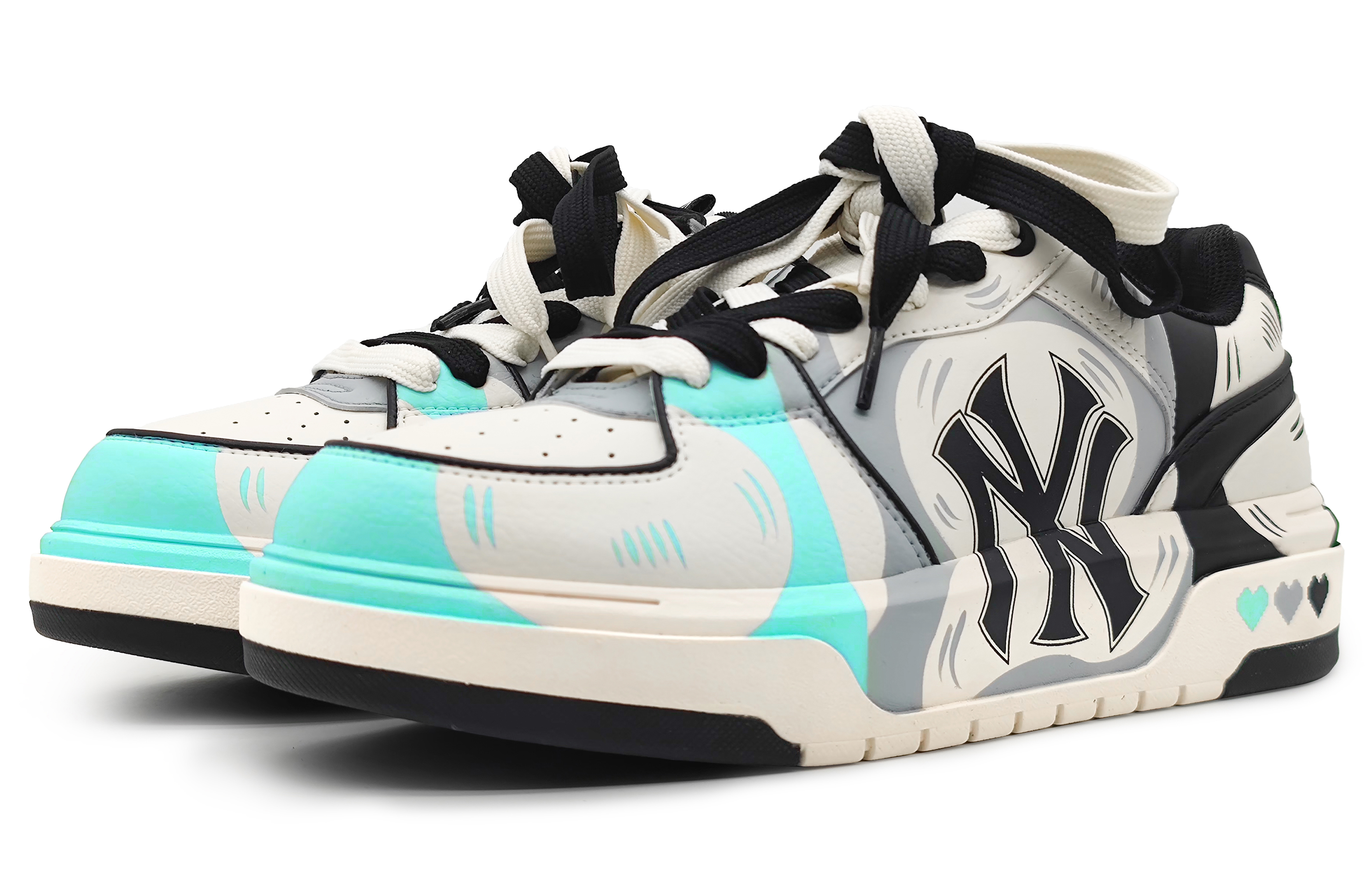[Custom Shoes] MLB Custom Sneaker 'Green Grey Black Comic' 圖 3