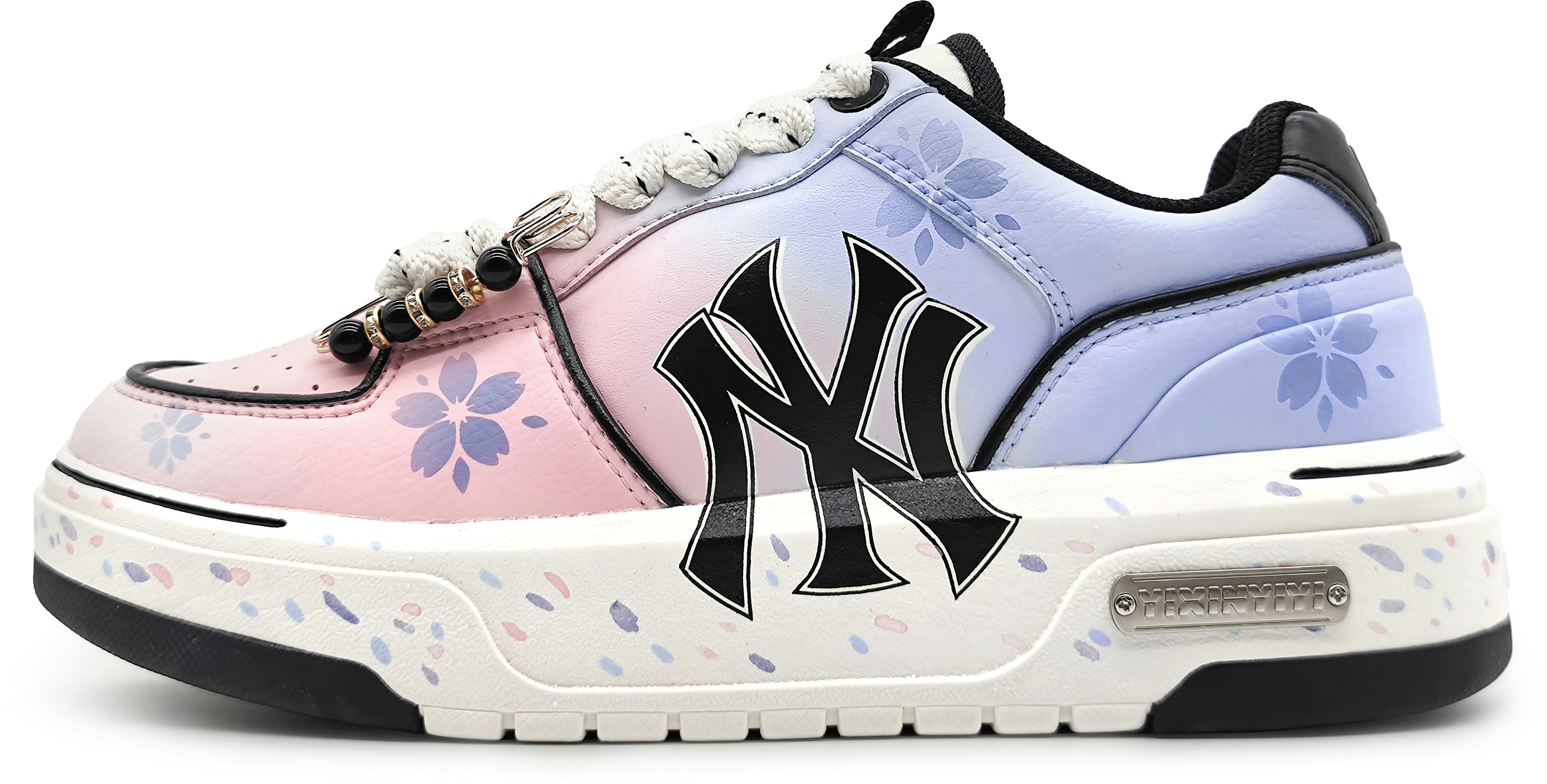custom-shoes-mlb-custom-sneakers-cherry-blossom-gradient-pink-purple