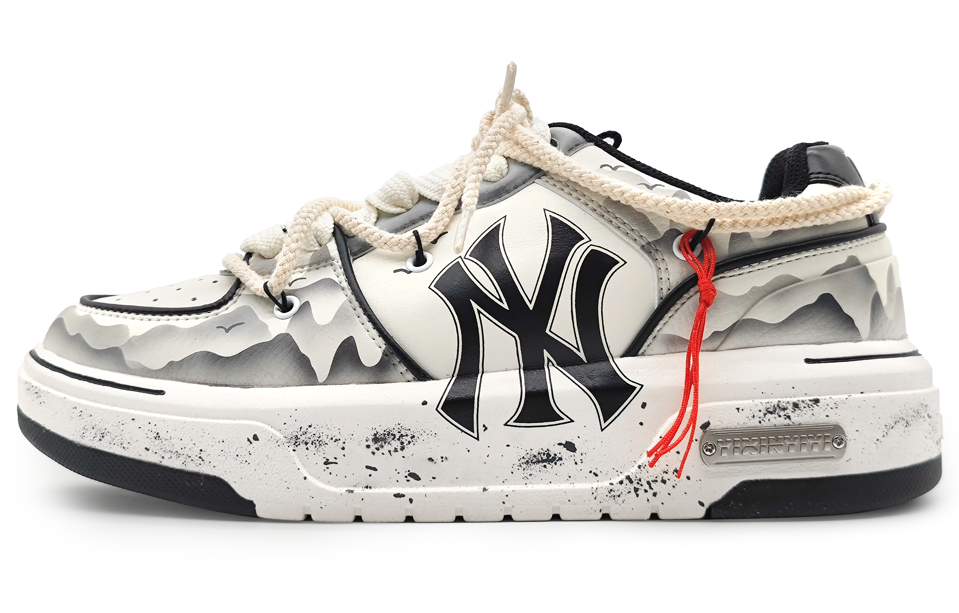 Buy [Custom Shoes] MLB Custom Sneakers 'New York Yankees Ink Splash'