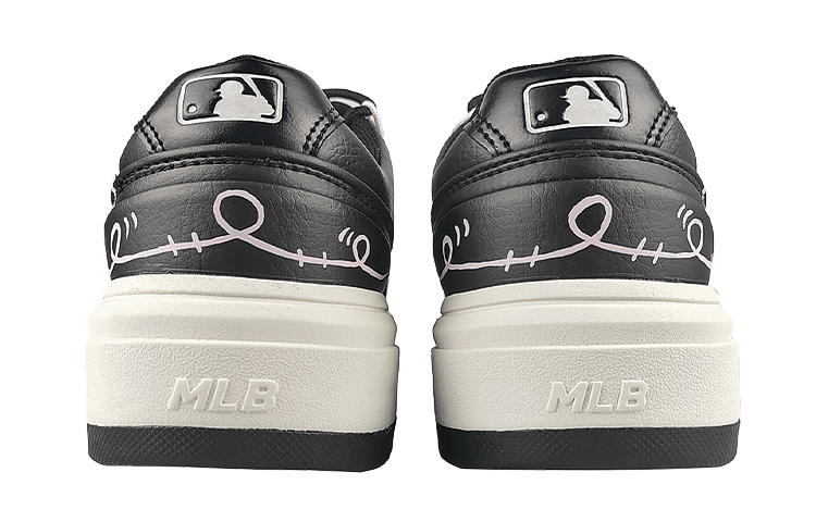 [Custom Shoes] MLB Low 'Gothic Heart Graffiti Black Pink' 圖 5
