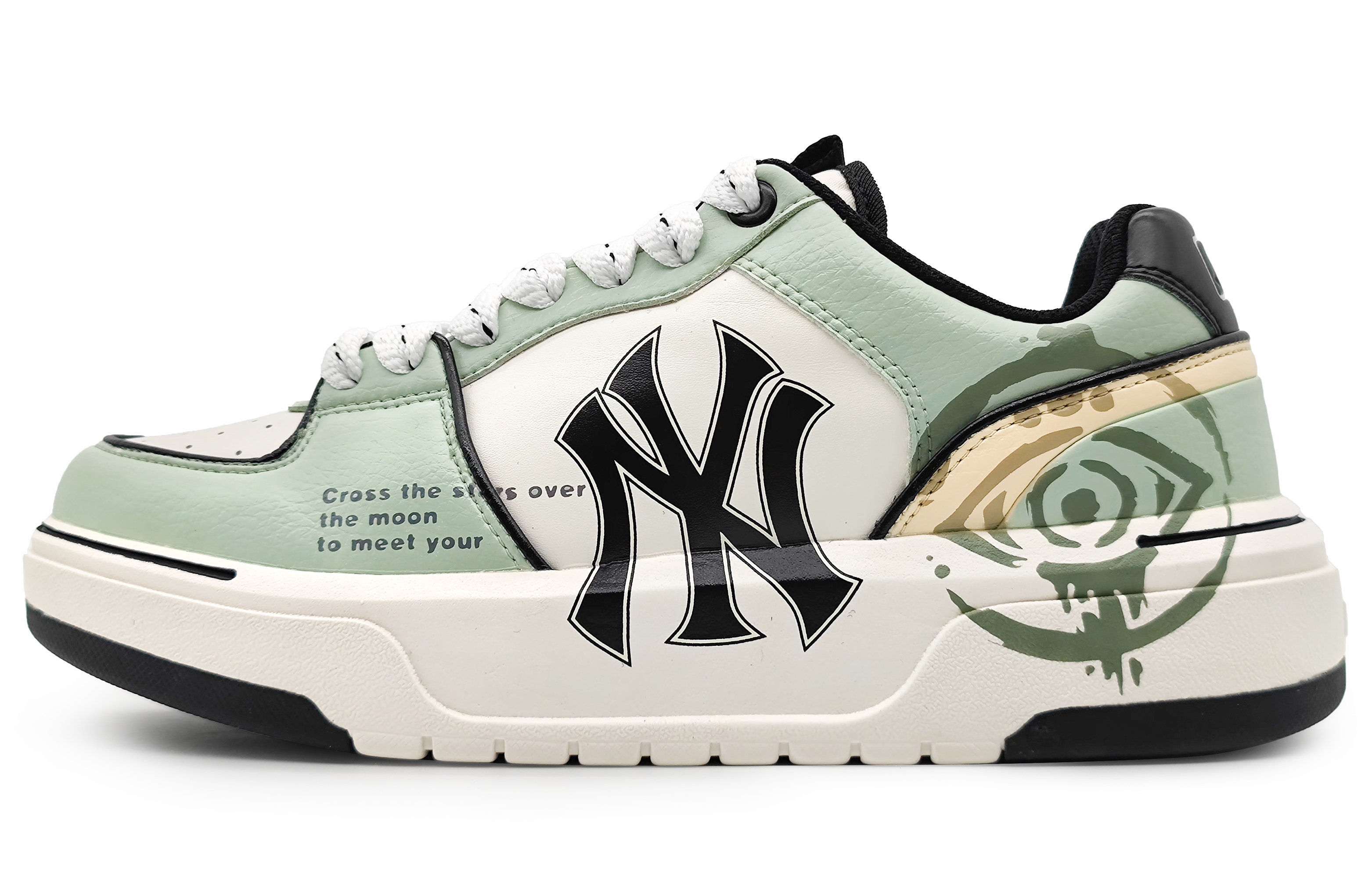 [Custom Shoes] MLB New York Yankees 'Angel Eye Morandi Green Grey'