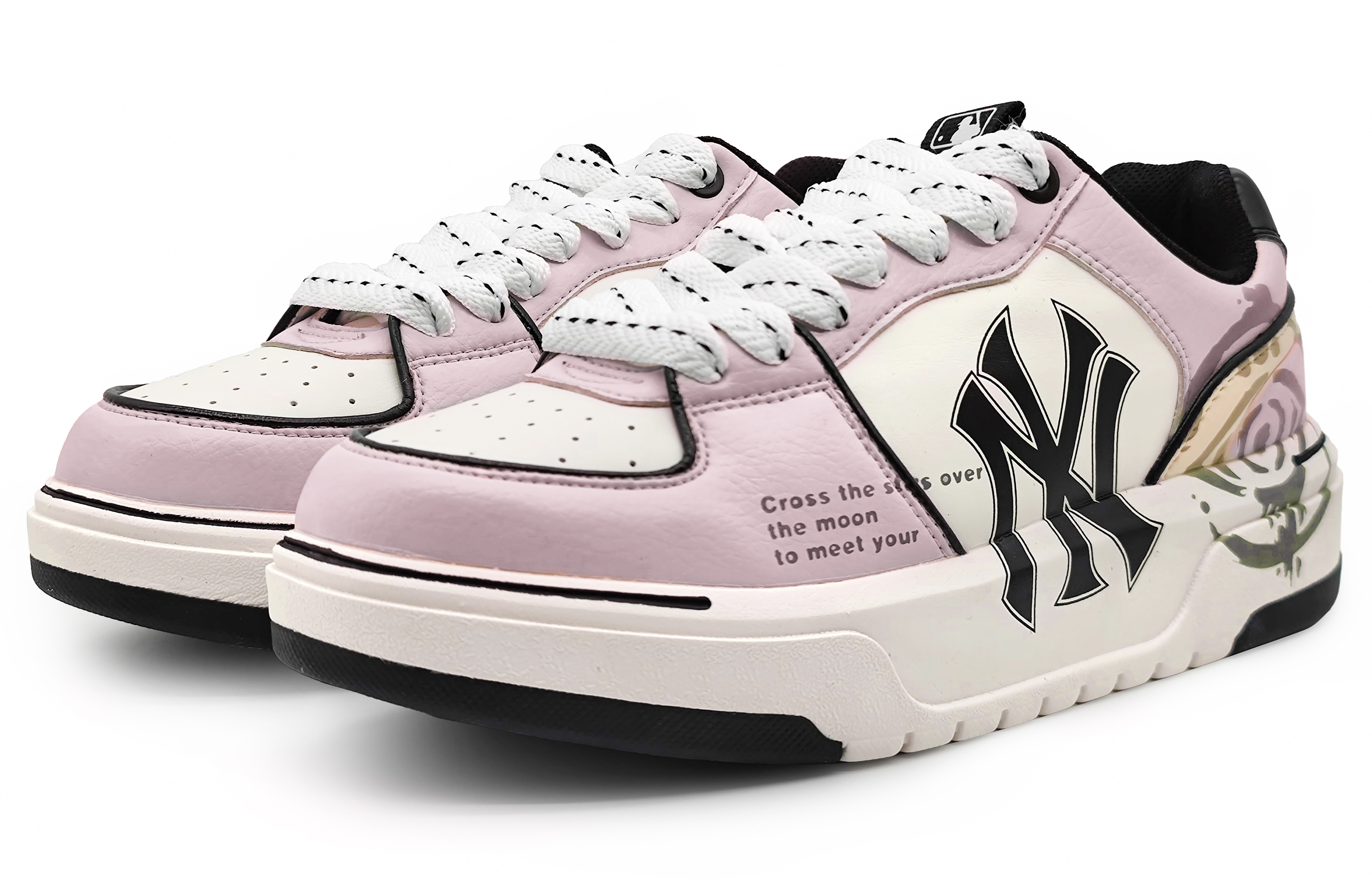 [Custom Shoes] MLB New York Yankees Low 'Morandi Angel's Eye Purple-Grey' 圖 3