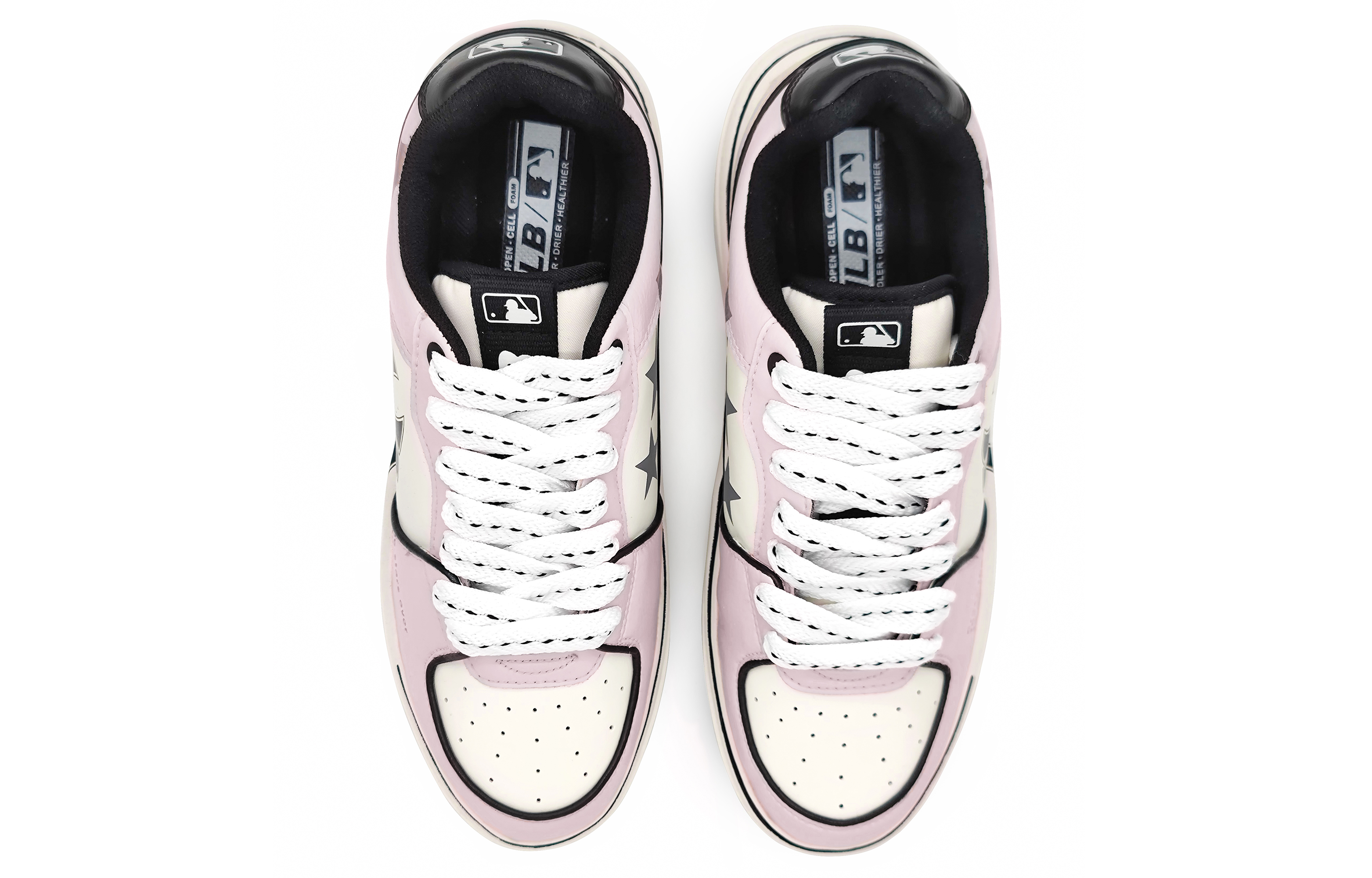 [Custom Shoes] MLB New York Yankees Low 'Morandi Angel's Eye Purple-Grey' 圖 4