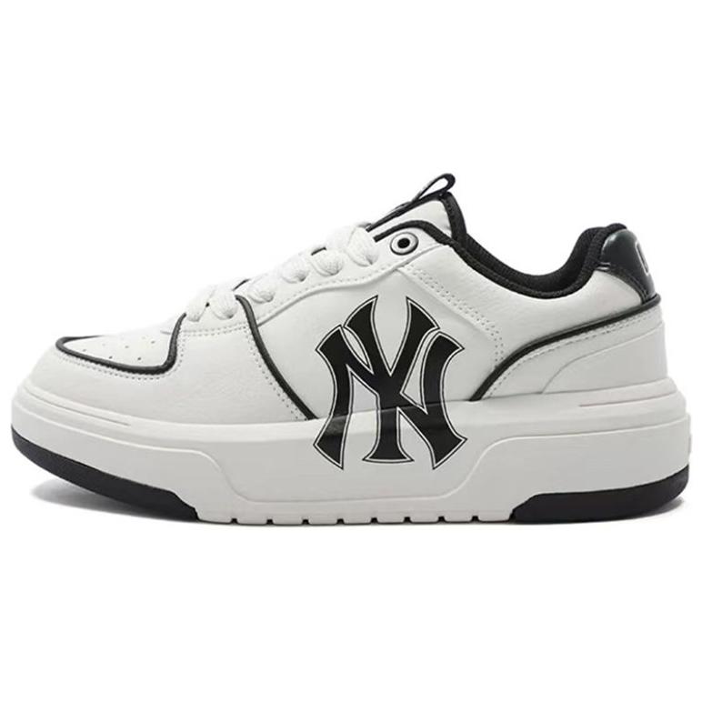 Details for [Kasut Custom] MLB New York Yankees Platform 'Klasik Hitam Putih' 3ASXCA12N-50WHS(Team54-黑白)