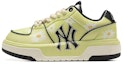 Buy 【定製球鞋】MLB 紐約洋基隊厚底 小菊花 繪畫 耐磨增高 低筒 板鞋 男女同款 抹茶黃綠
