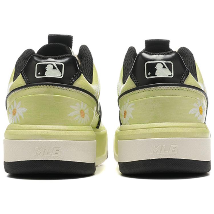 Purchase 【定製球鞋】MLB 紐約洋基隊厚底 小菊花 繪畫 耐磨增高 低筒 板鞋 男女同款 抹茶黃綠