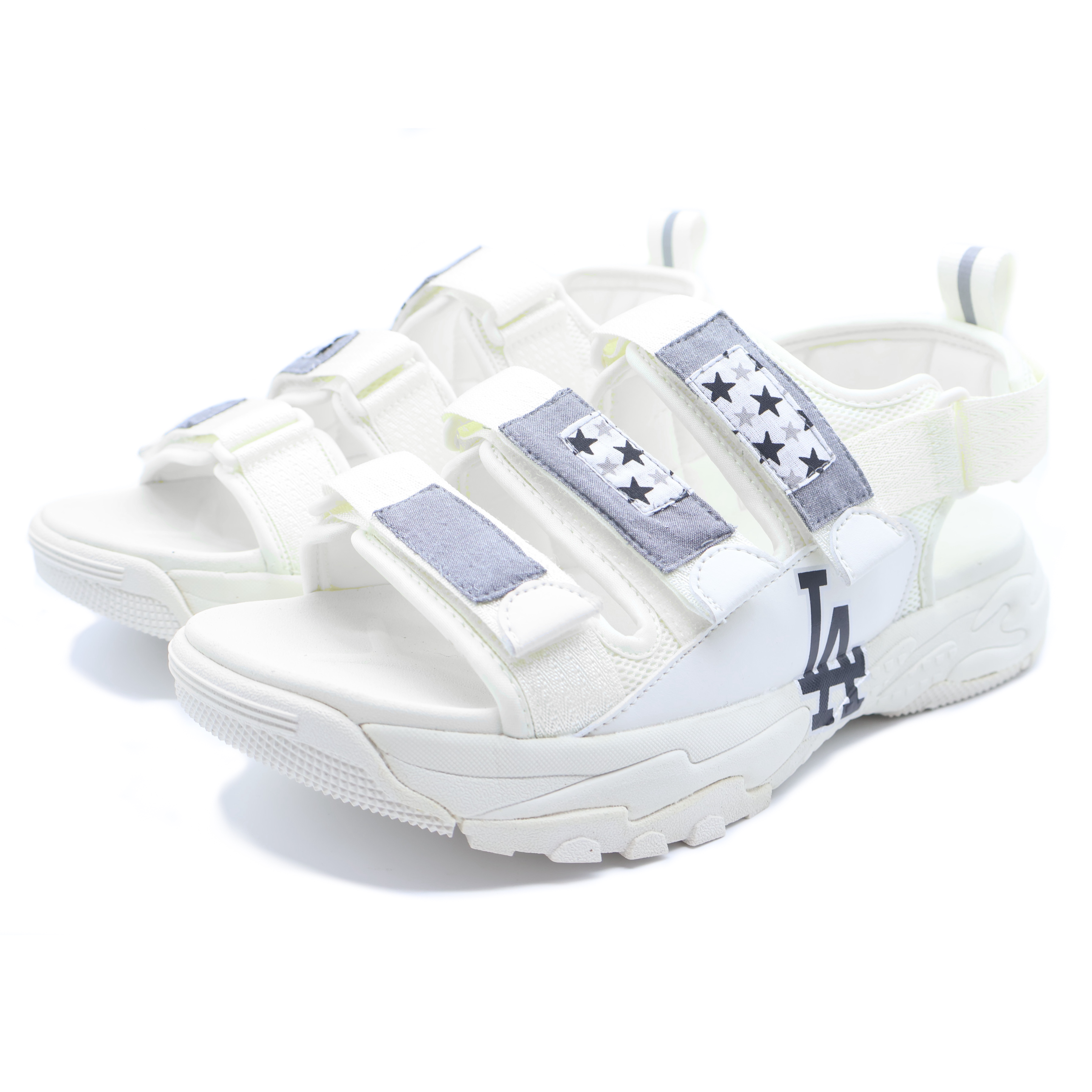[Custom Shoes] MLB Sandal Triple 'LA Dodgers White' 圖 4