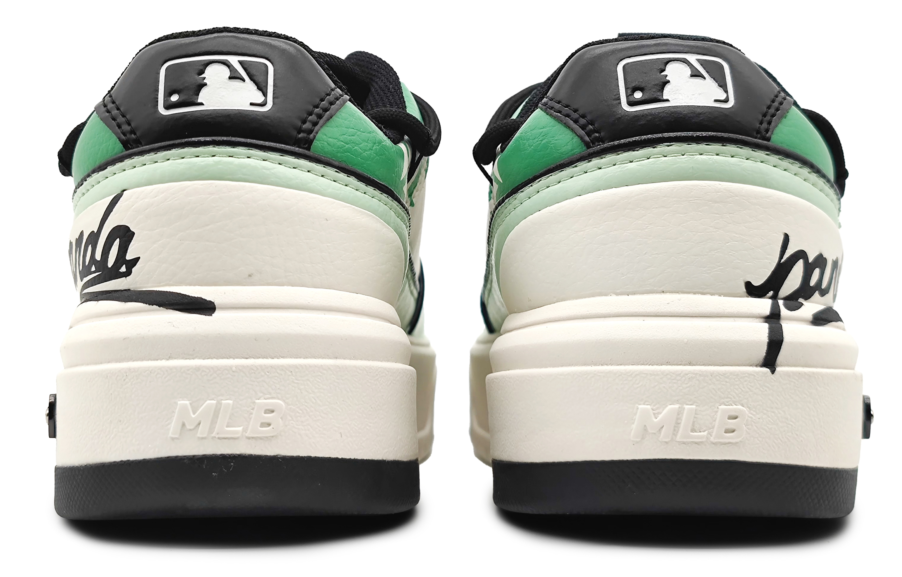 [Custom Shoes] MLB Custom Low 'Panda Starlight Green' 圖 5