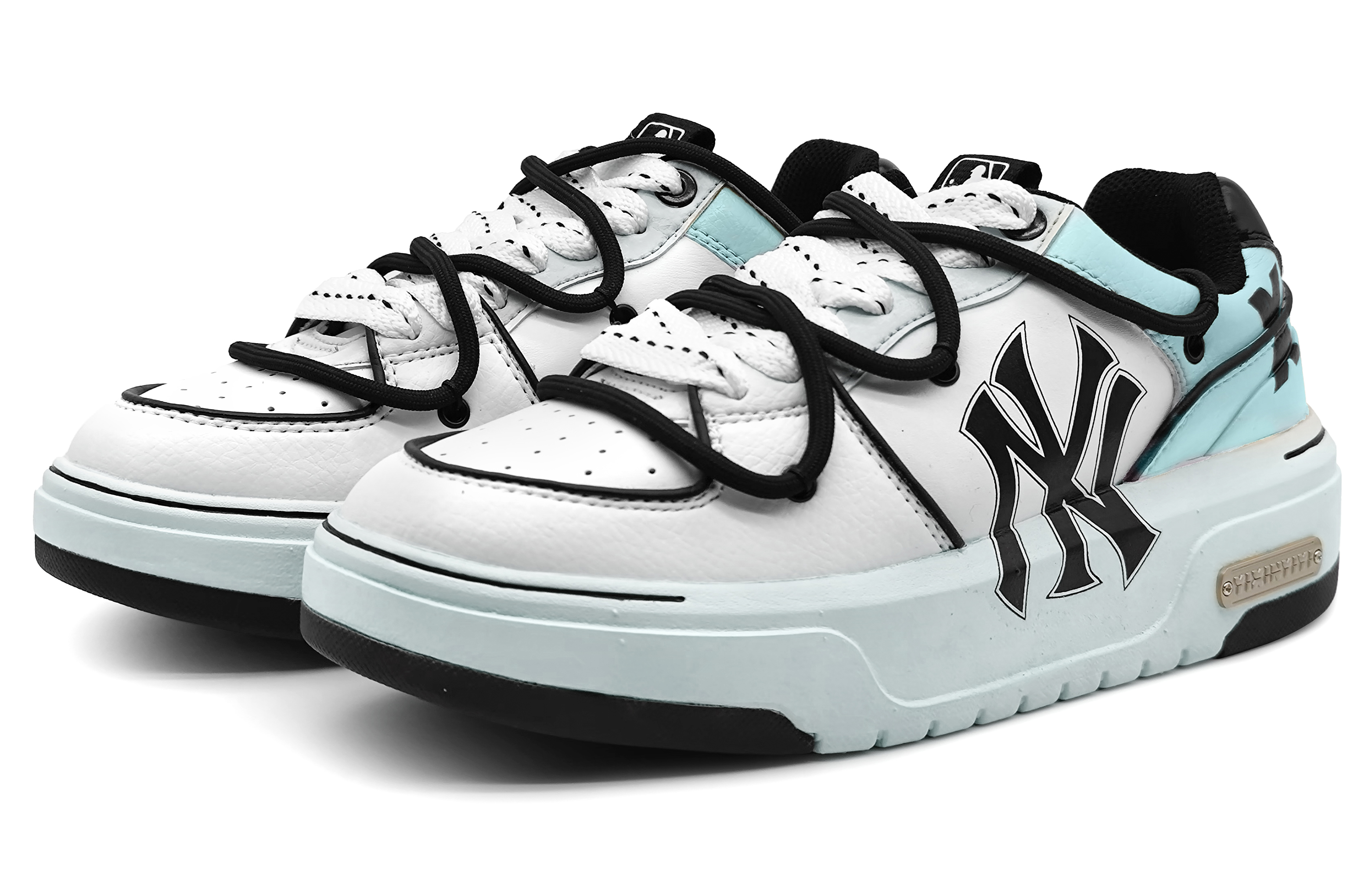 [Custom Shoes] MLB Custom Sneaker 'Ceylon Milk Tea Cobalt Blue' 圖 3