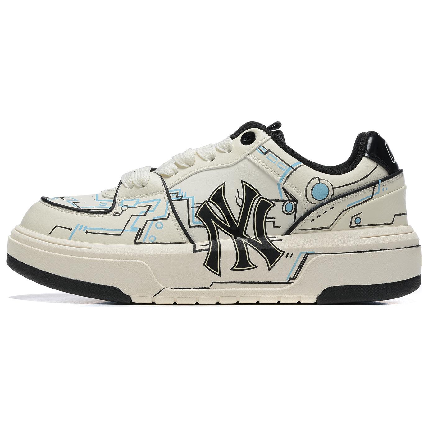 [Custom Shoes] MLB Cyberpunk Low 'New York Yankees White'