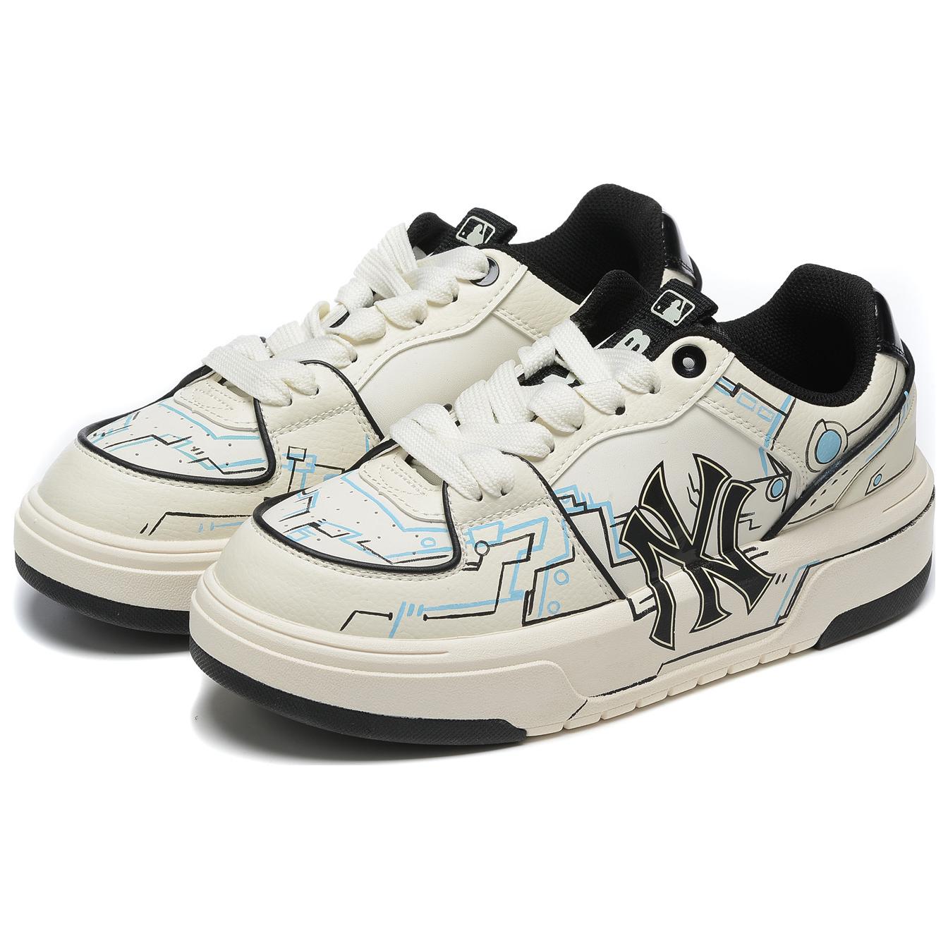[Custom Shoes] MLB Cyberpunk Low 'New York Yankees White' 圖 3