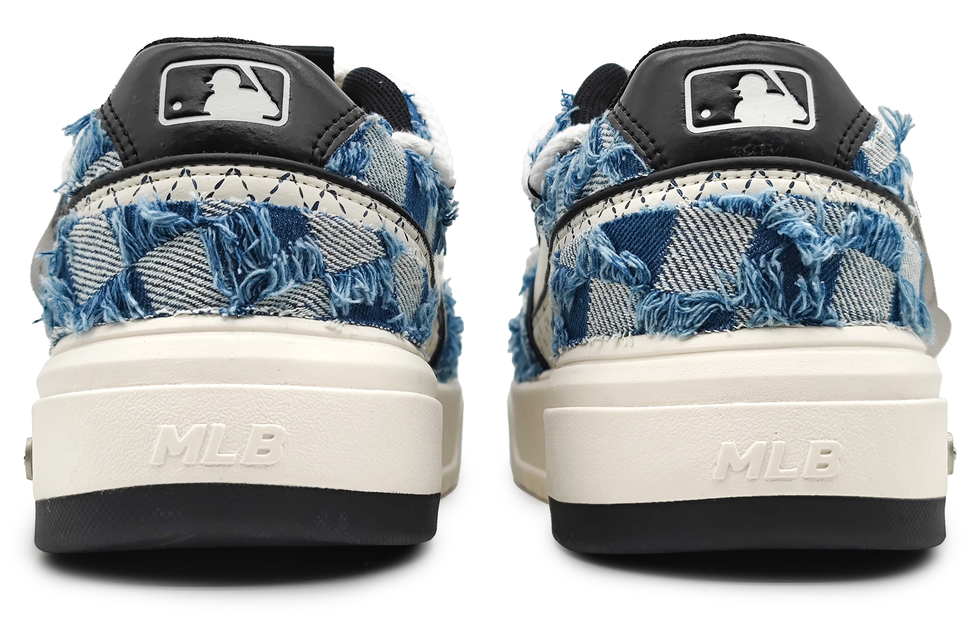 [Custom Shoes] MLB Vans Old Skool 'Yankees Cowboy Checkerboard Denim' 圖 5