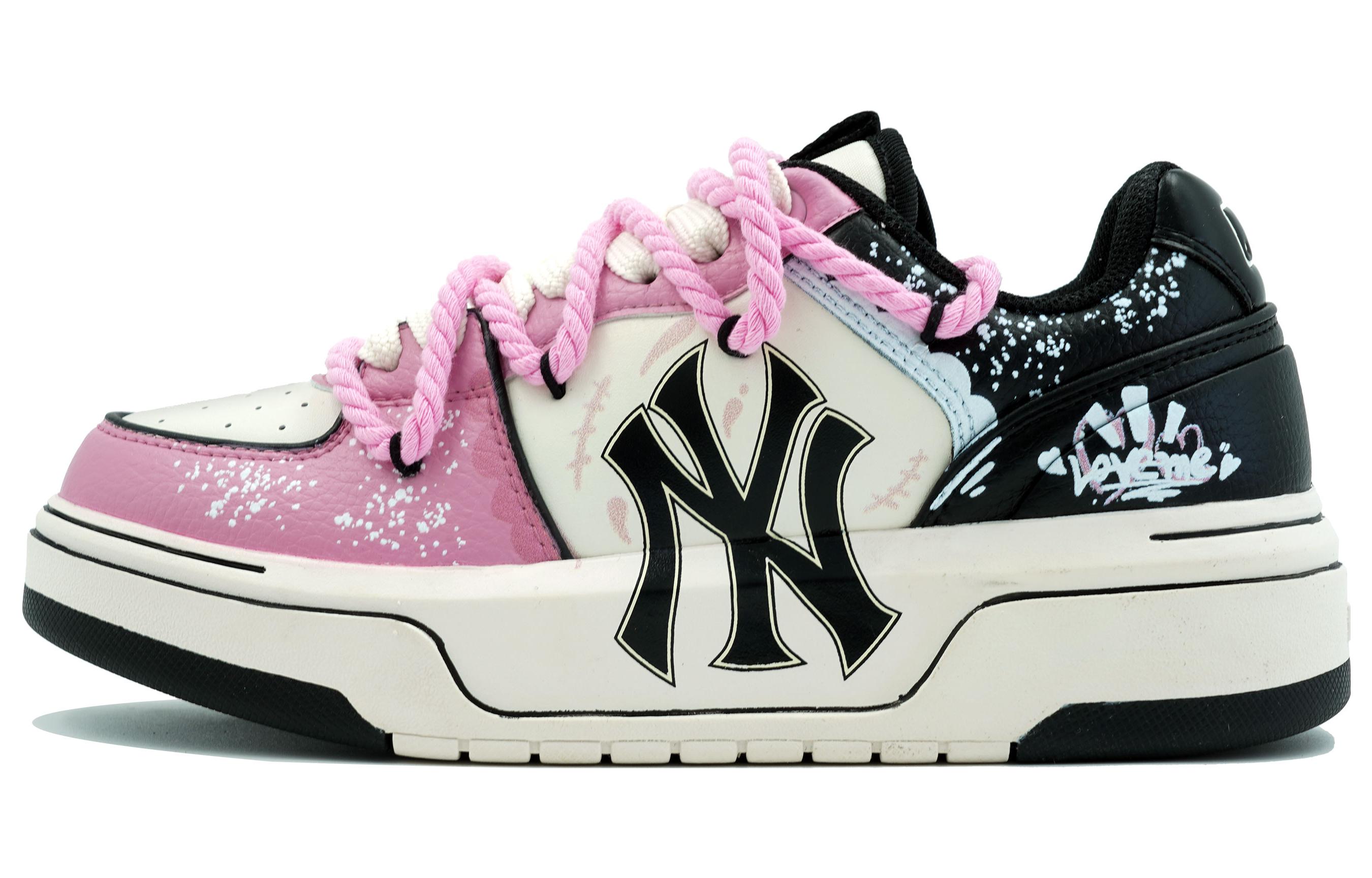[Custom Shoes] MLB Yankee 'Black White Pink Charm'
